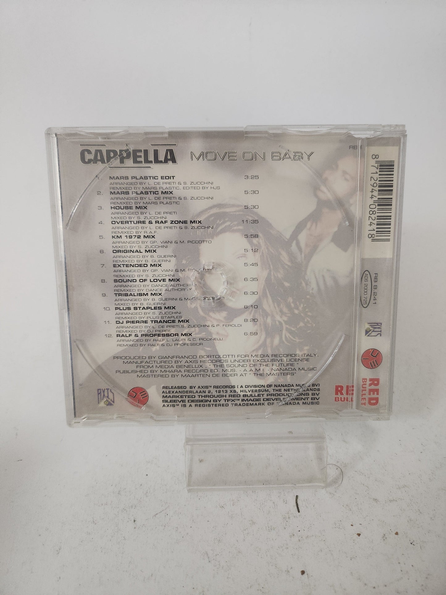 Capella: Move on Baby CD Single - CD Single