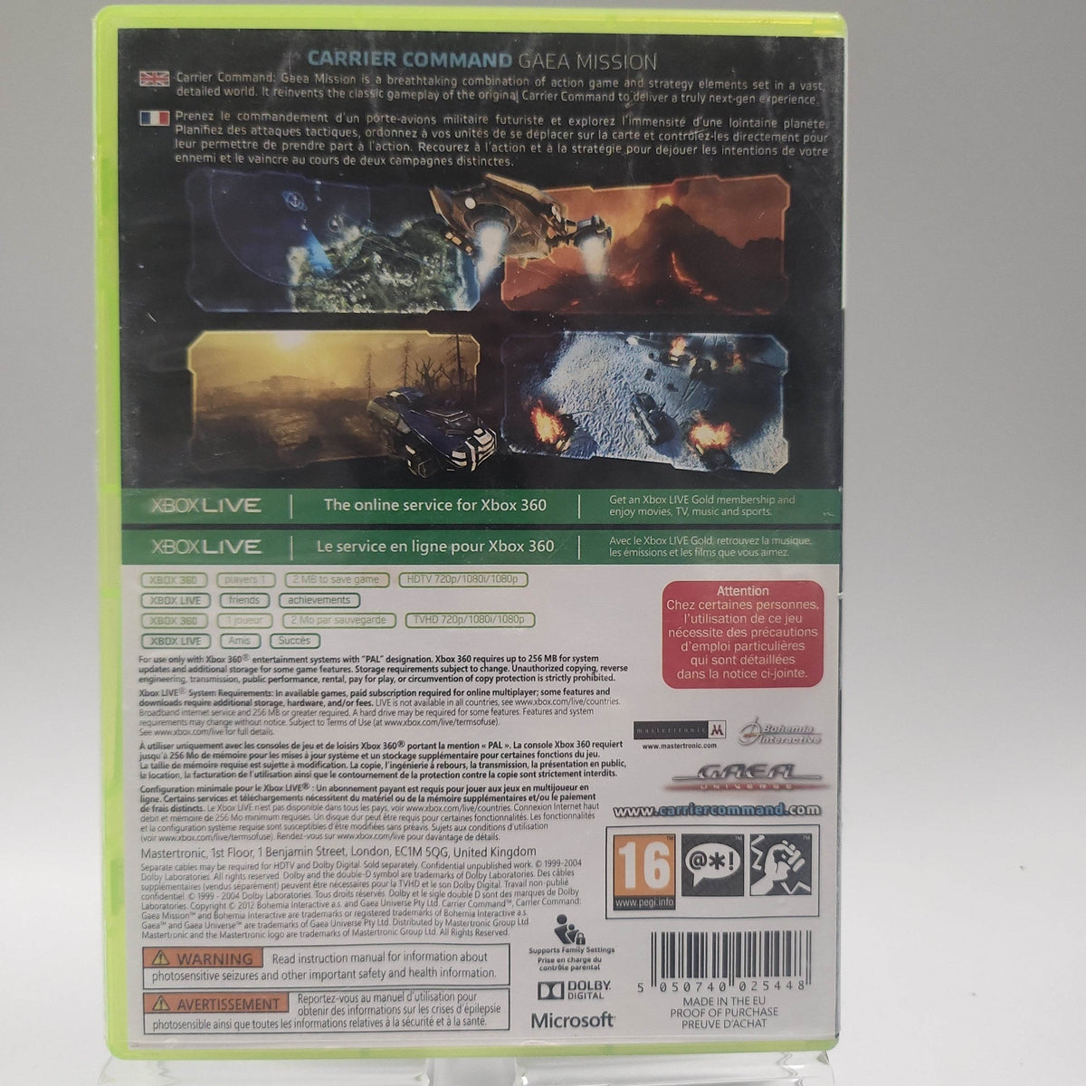 Carrier Command Gaea Mission Xbox 360 - Feniks Gameshop