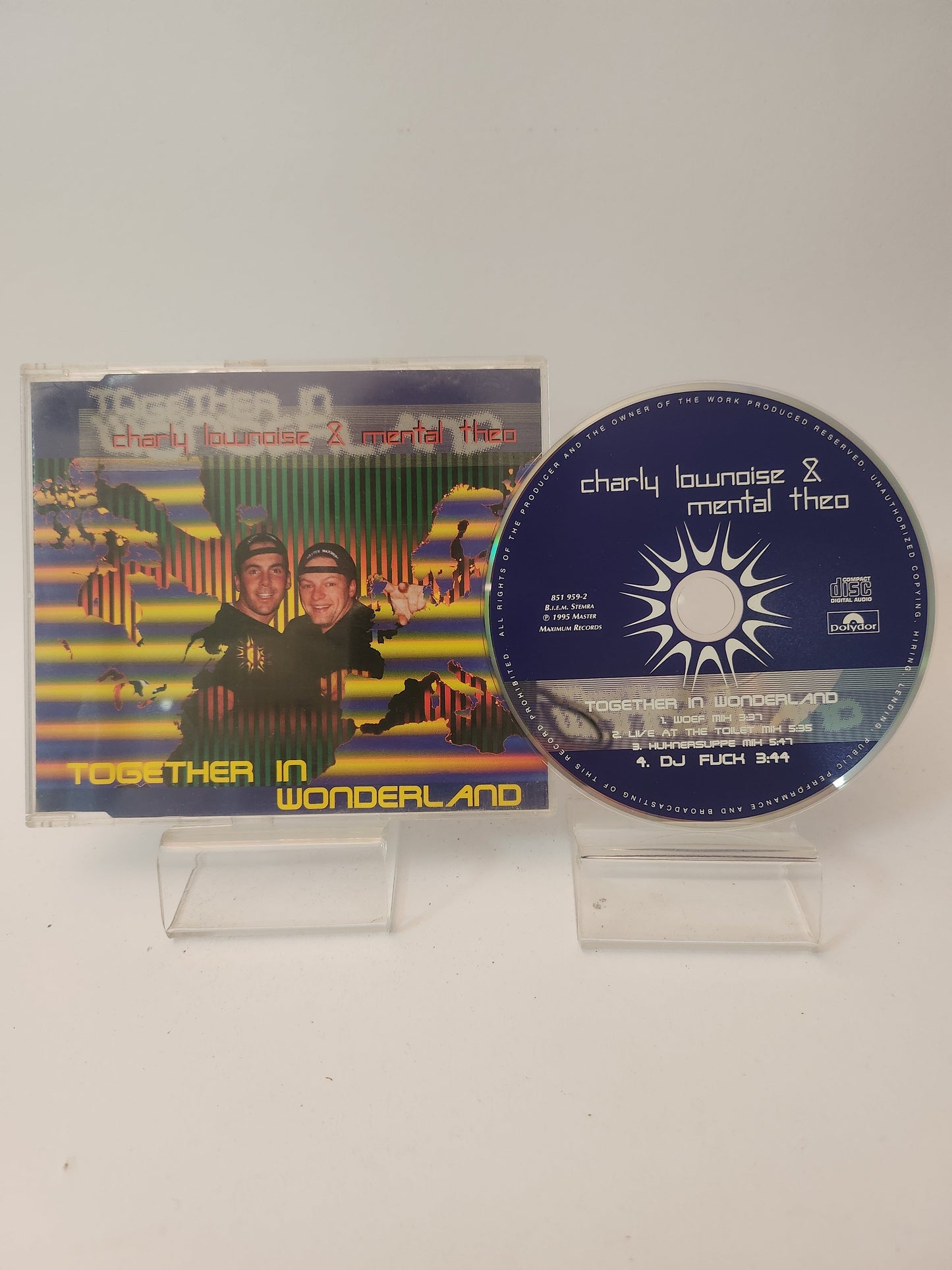 Charly Lownoise & Mental Theo: Together in Wonderland CD Single - CD Single