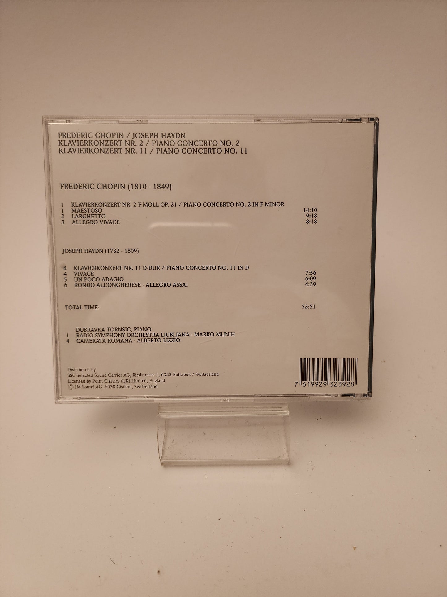 Chopin & Haydn: Weltberühmte Klavierkonzerte CD - Cd