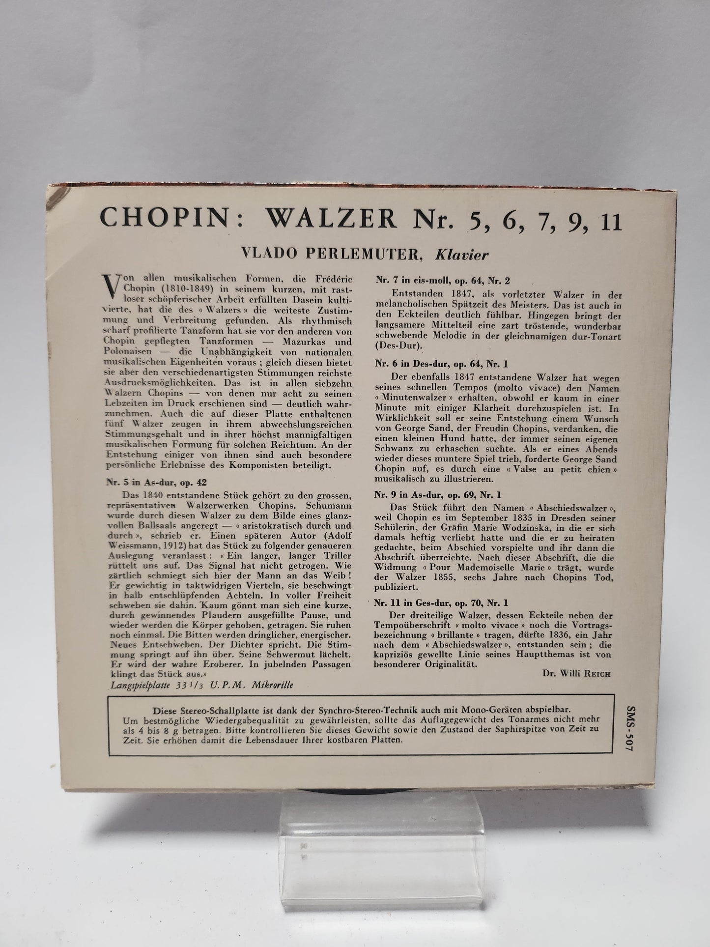 Chopin: Walzer Single Vinyl - Single Vinyl