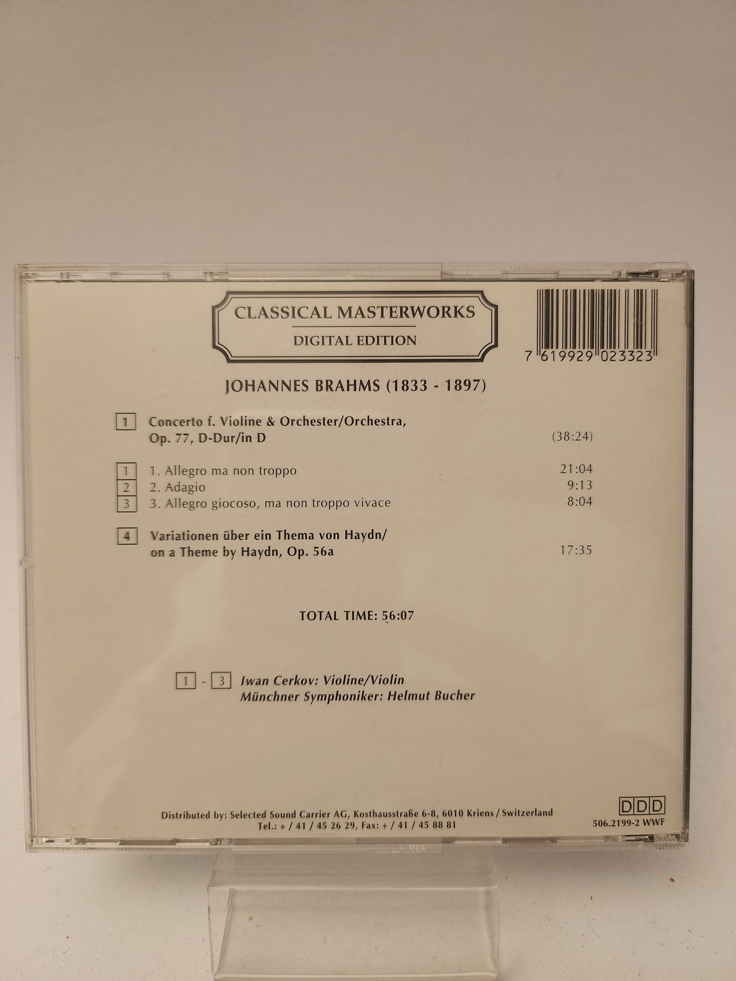 Classical Masterworks: Johannes Brahms CD - Cd