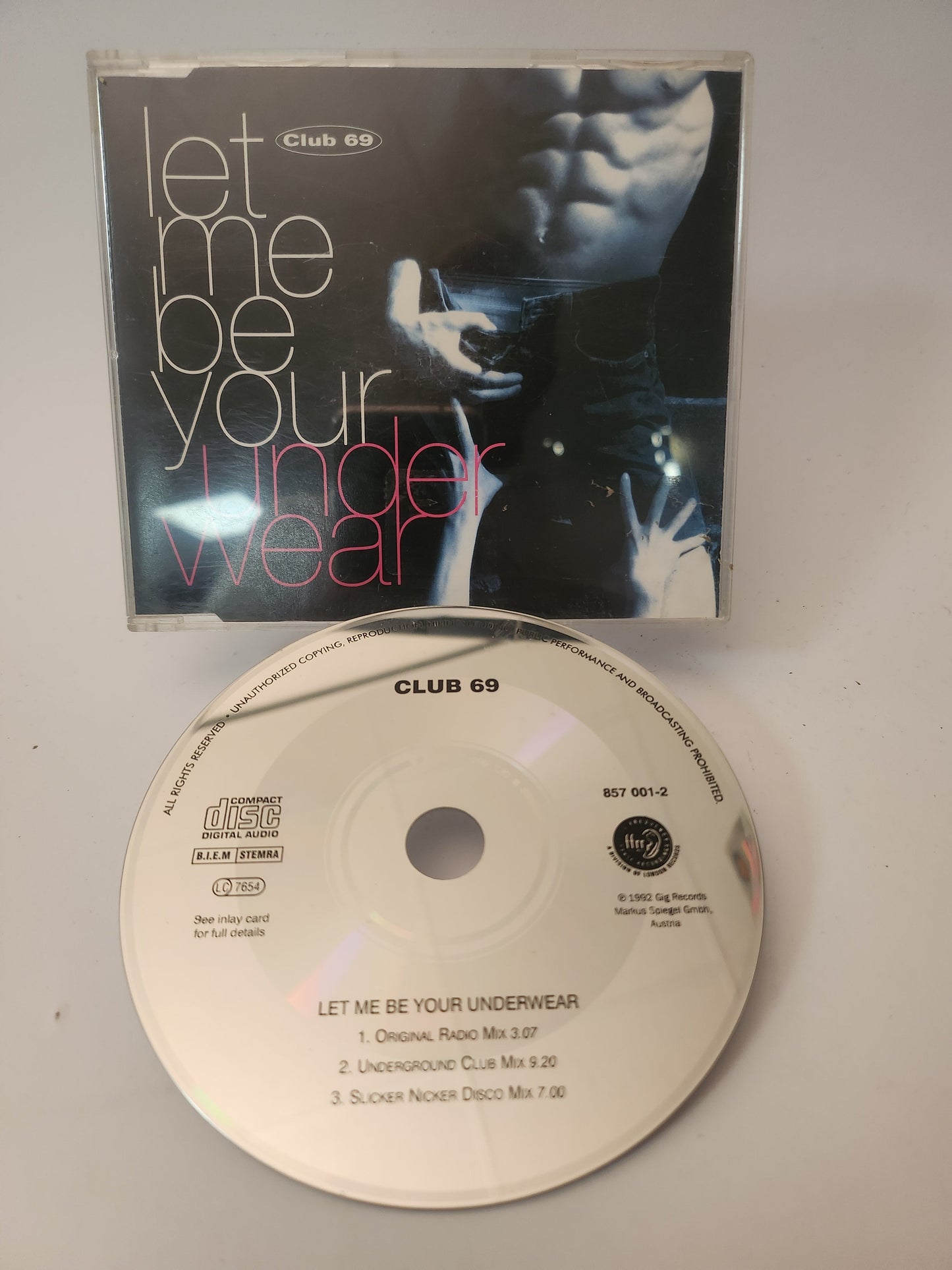 Club 69: Let me Be your Underwear CD Single - CD Single