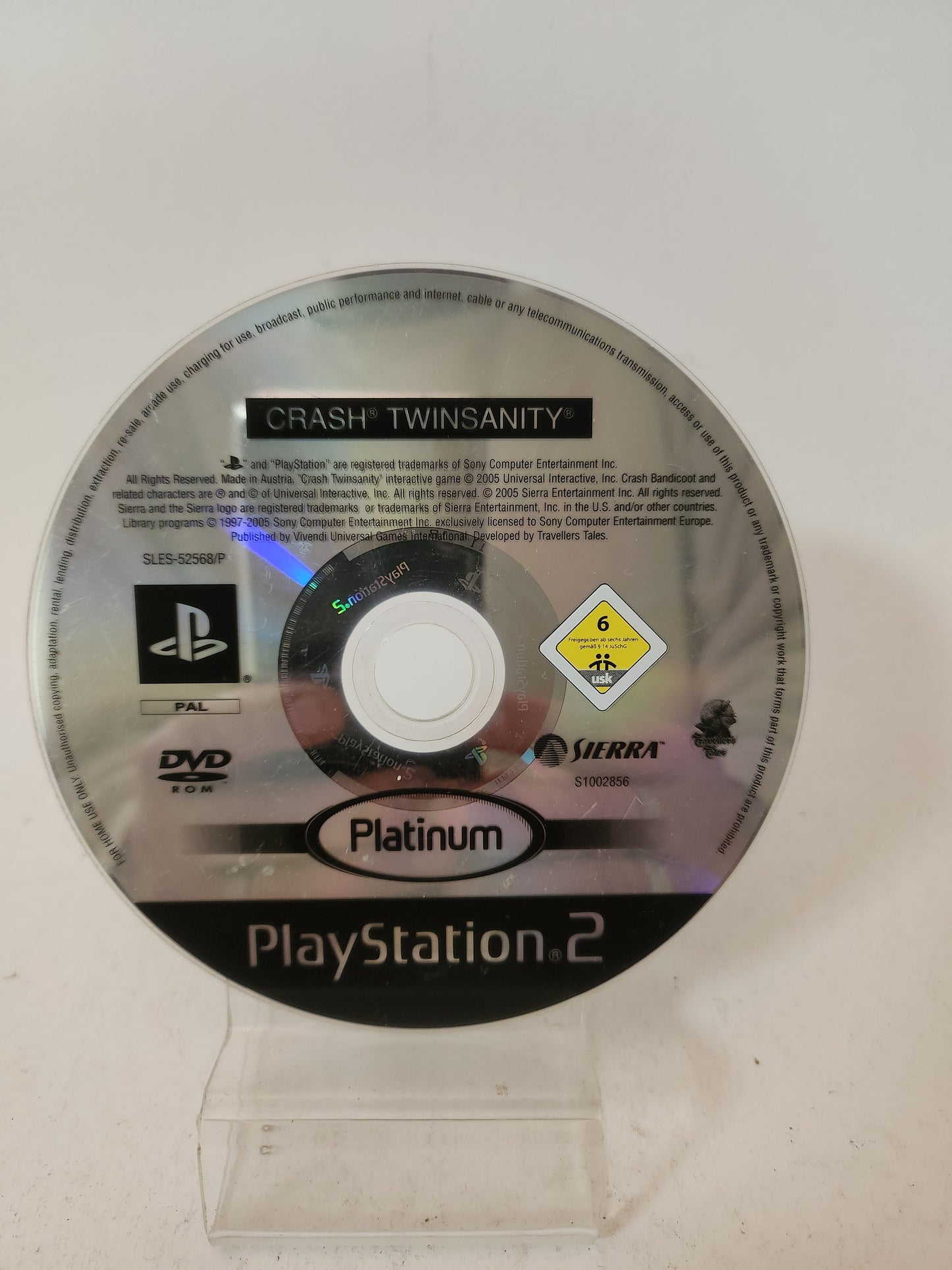 Crash Twinsanity Platinum (Disc Only) PlayStation 2 - Playstation 2 Games