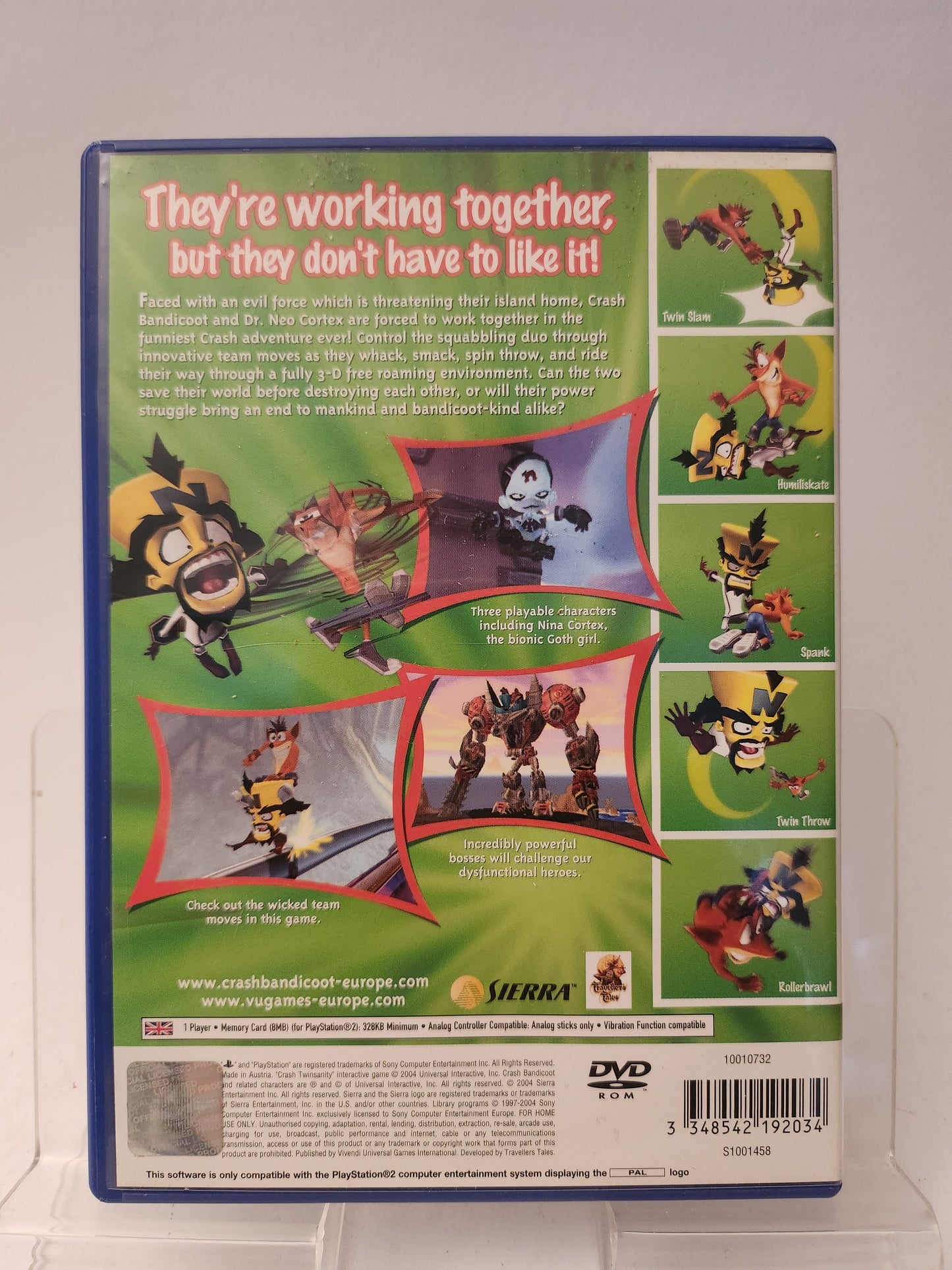 Crash TwinSanity Playstation 2 - Playstation 2 Games