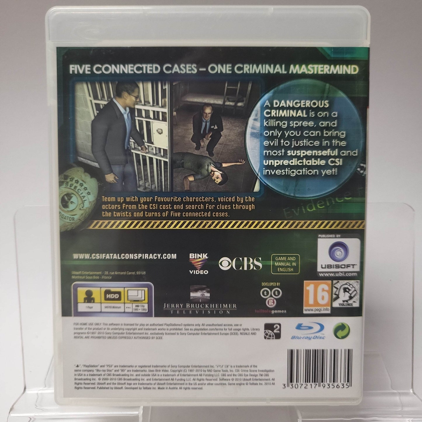 CSI: Crime Scene Investigation Fatal Conspiracy PS3 - Feniks Gameshop
