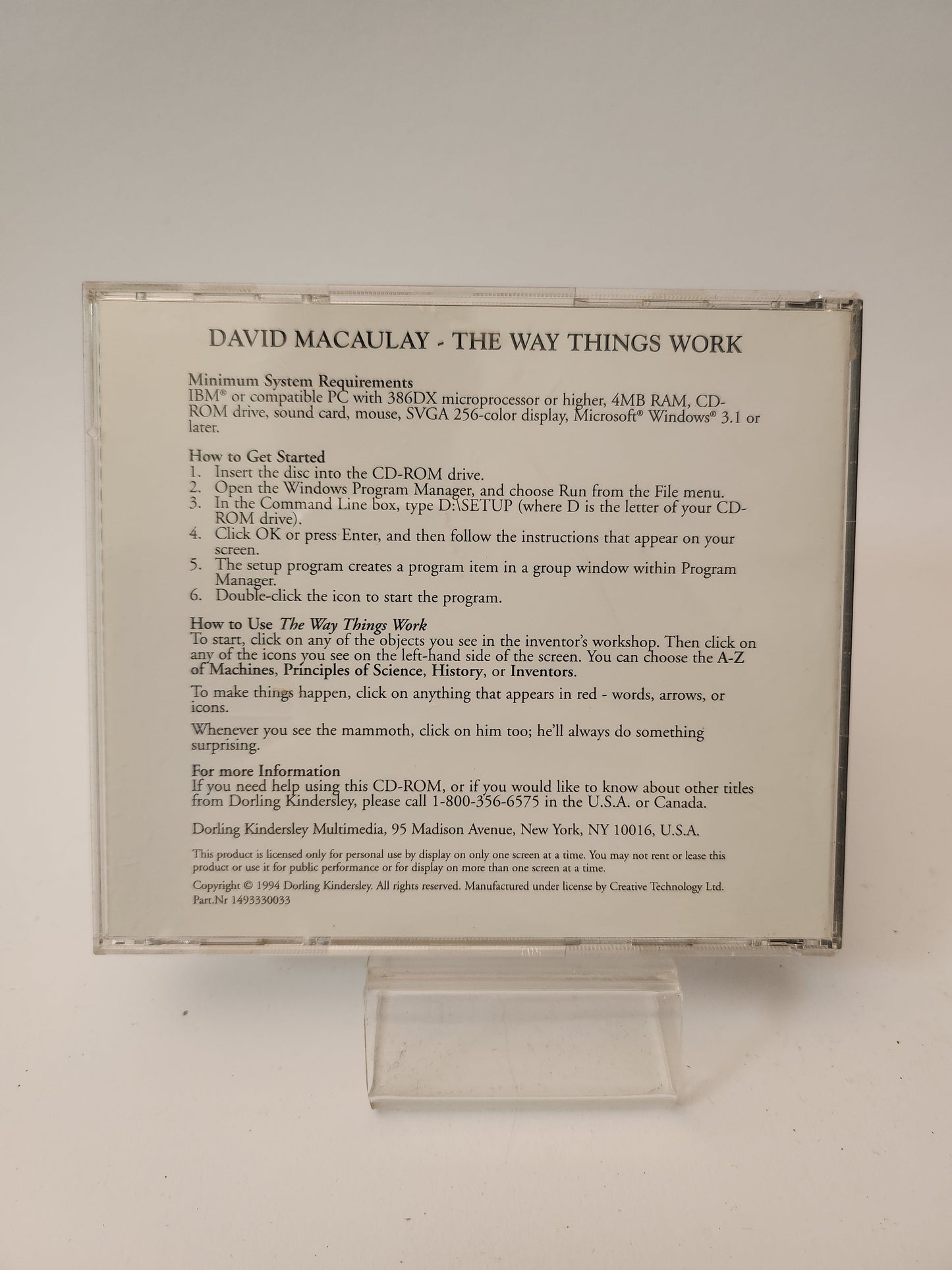 David Macaulay: the Way Things Work CD - Cd