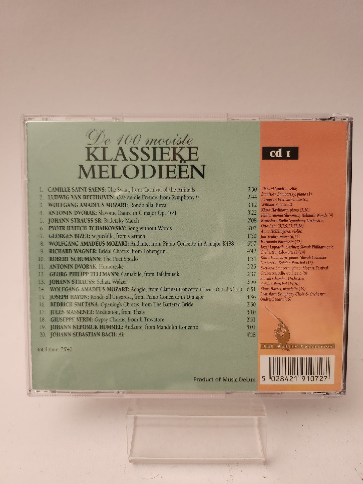 De 100 Mooiste Klassieke Melodiën CD 1 - Cd