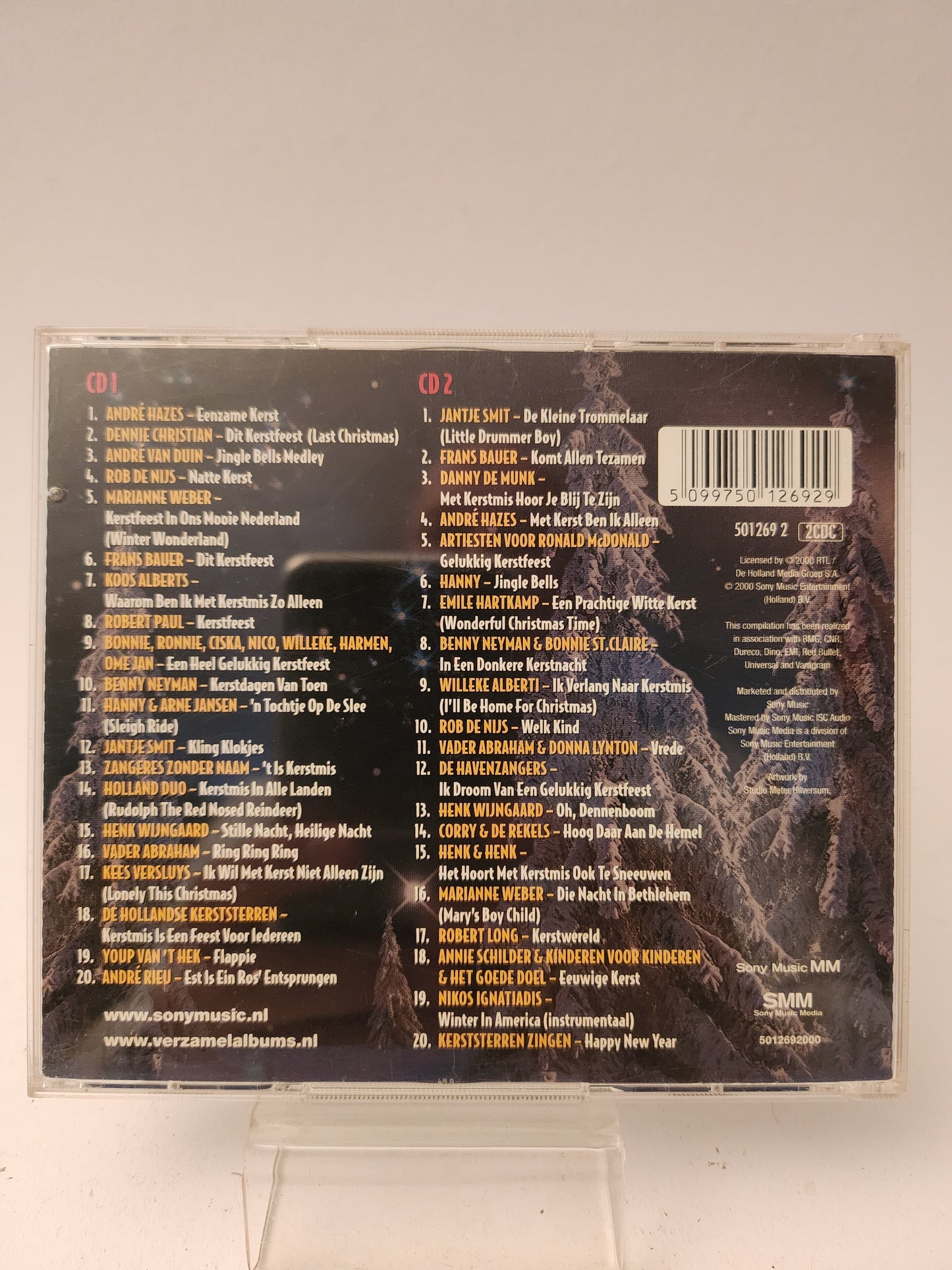 De Allergrootste Nederlandstalige Kersthits CD - Cd
