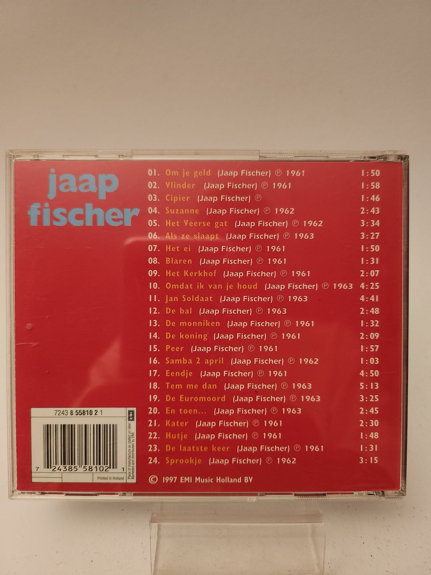 De Liedjes van Jaap Fischer CD - Cd