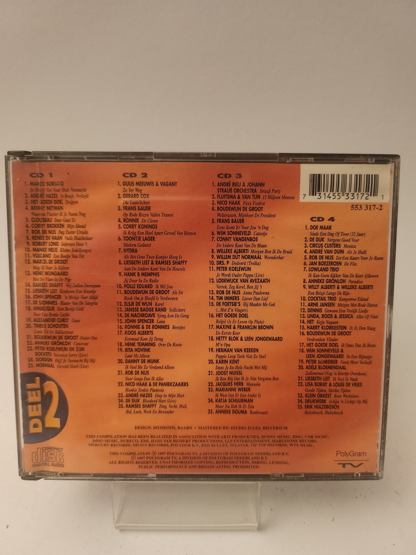 De Nederlandstalige Top 100 Allertijden Deel 2 CD - Cd