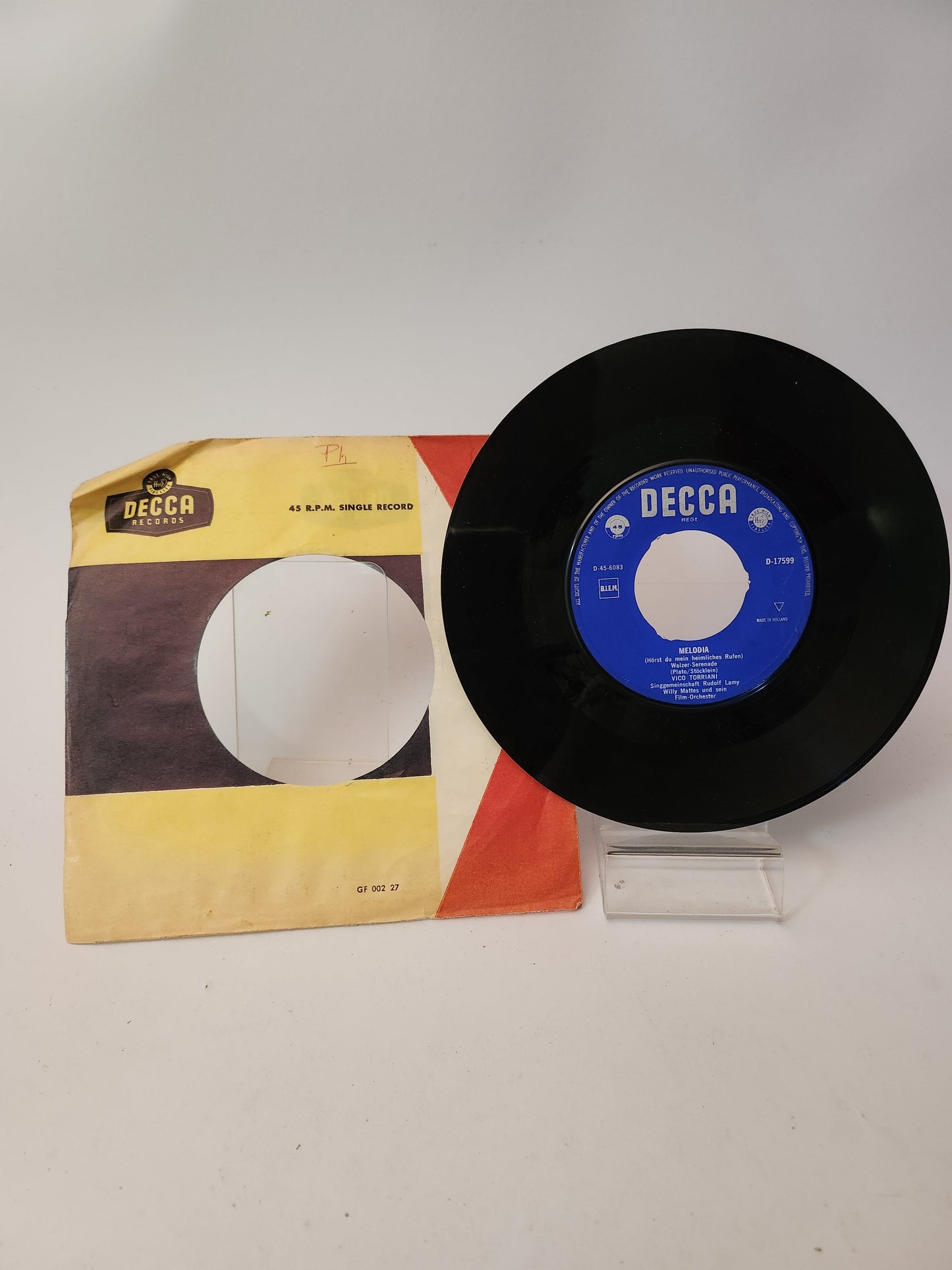 Decca: Melodia Single Vinyl - Single Vinyl