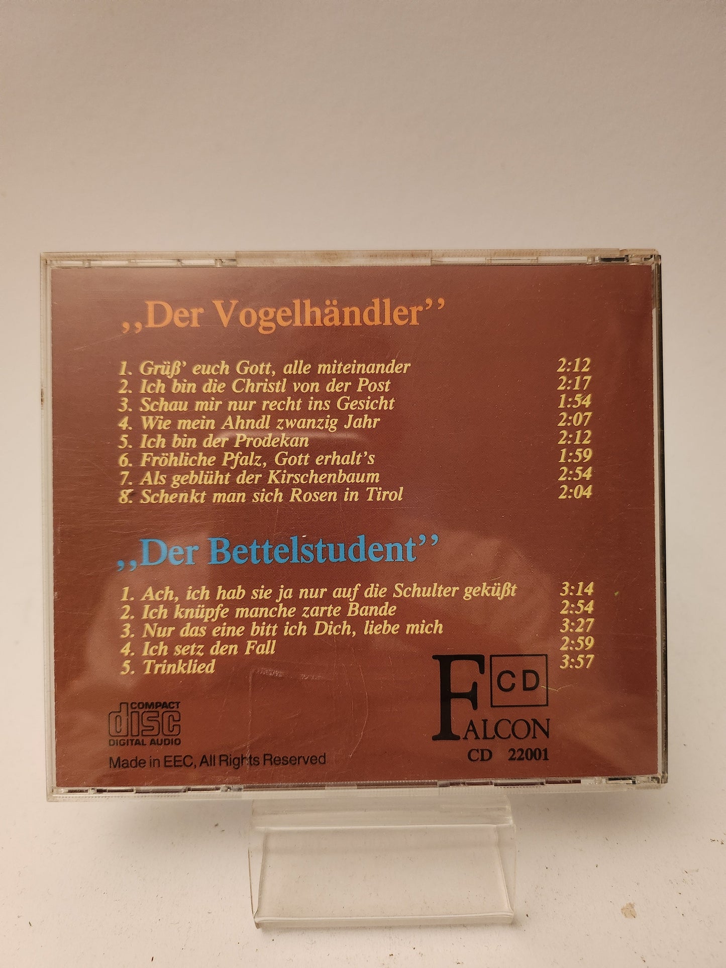 Der Vogelhändler: Der Bettelstudent CD - Cd