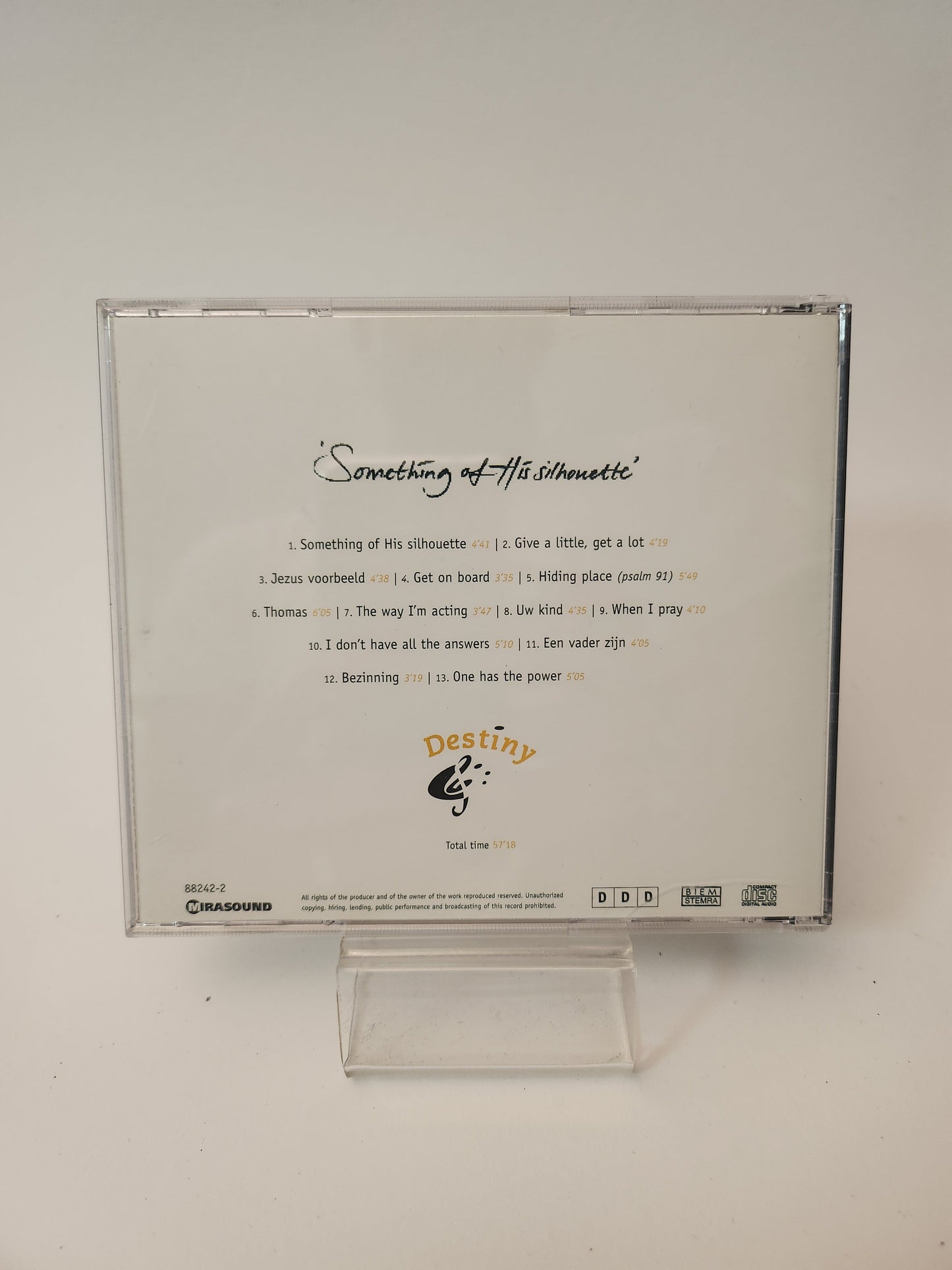 Destiny: Something of His Silhouette CD - Cd