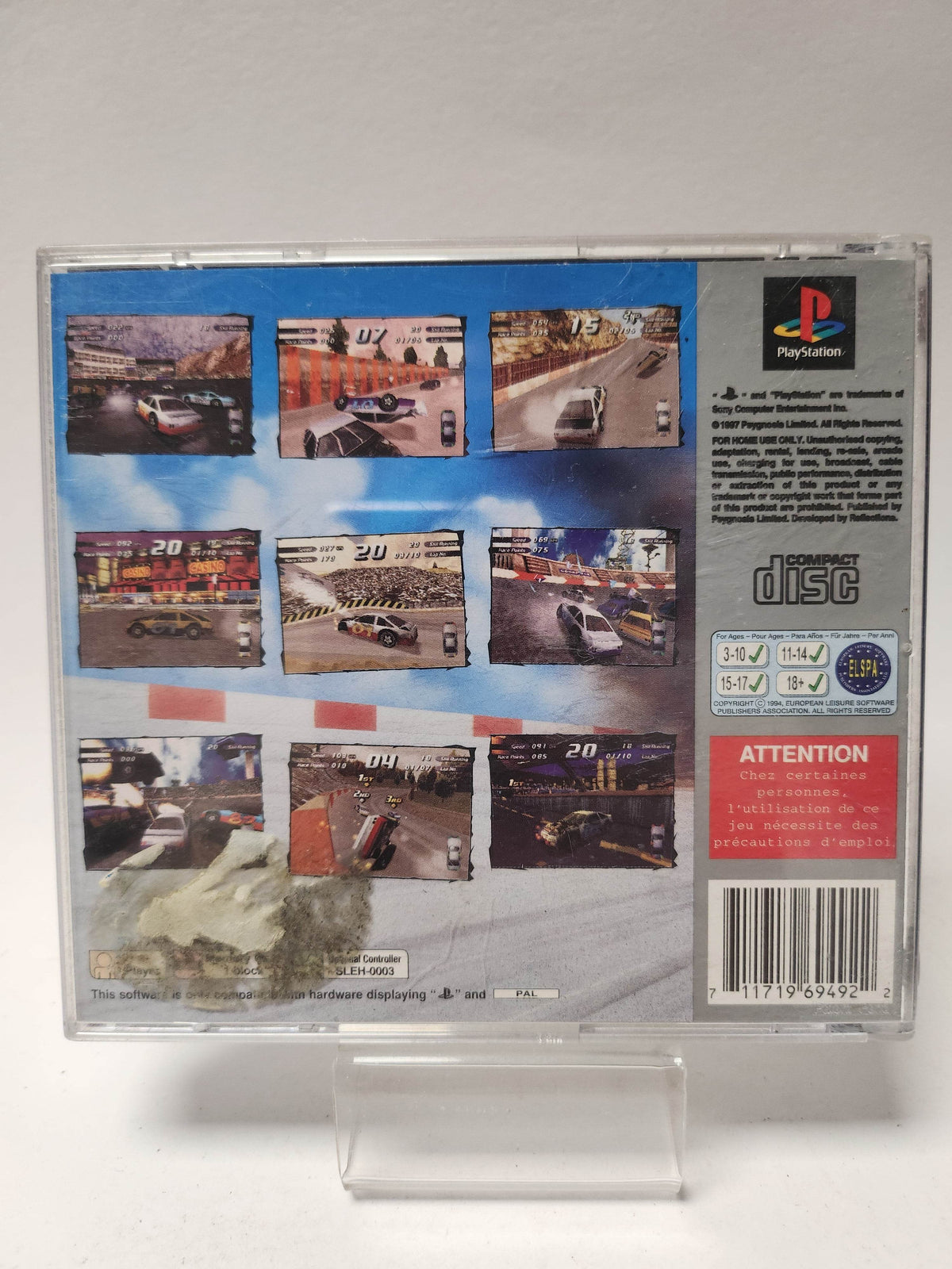 Destruction Derby 2 Platinum (No Book) Playstation 1 - Feniks Gameshop