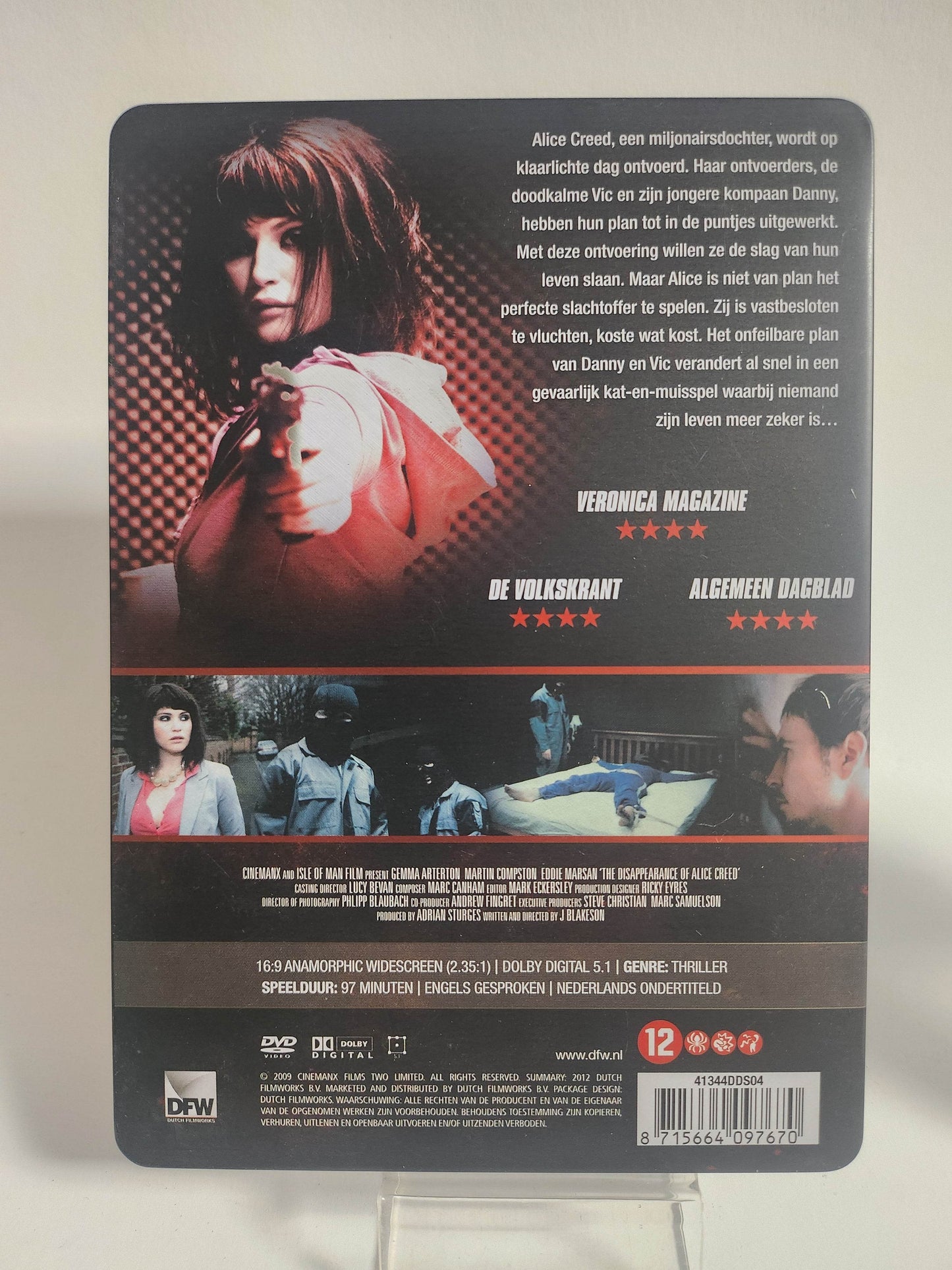 Disappearance of Alice Creed Steelcase DVD - Feniks Gameshop