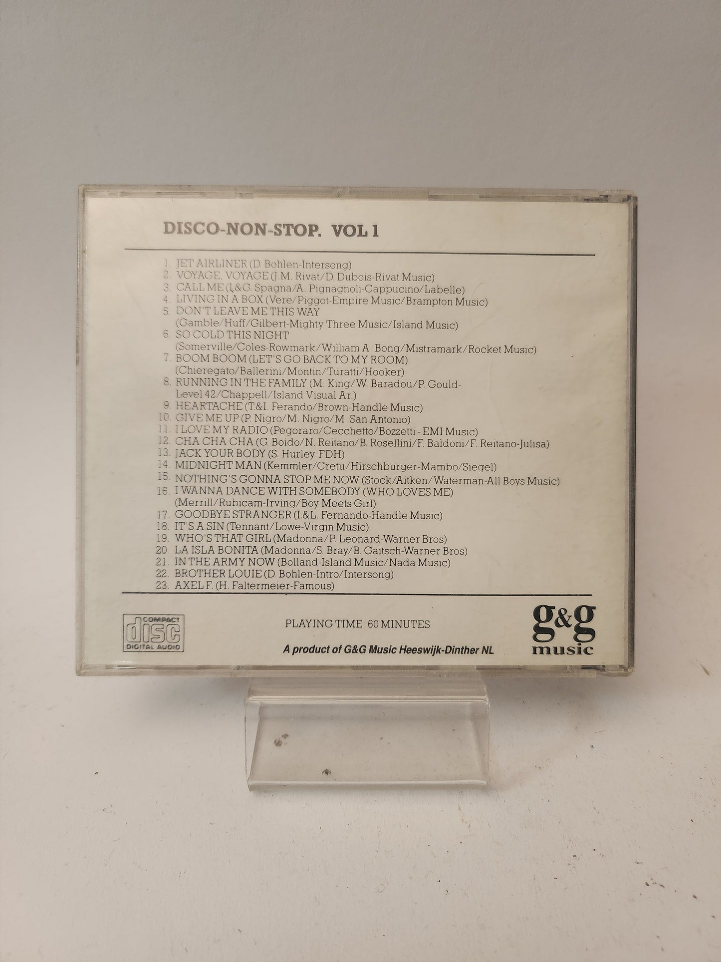 Disco-Non-Stop Volume 1 CD - Cd