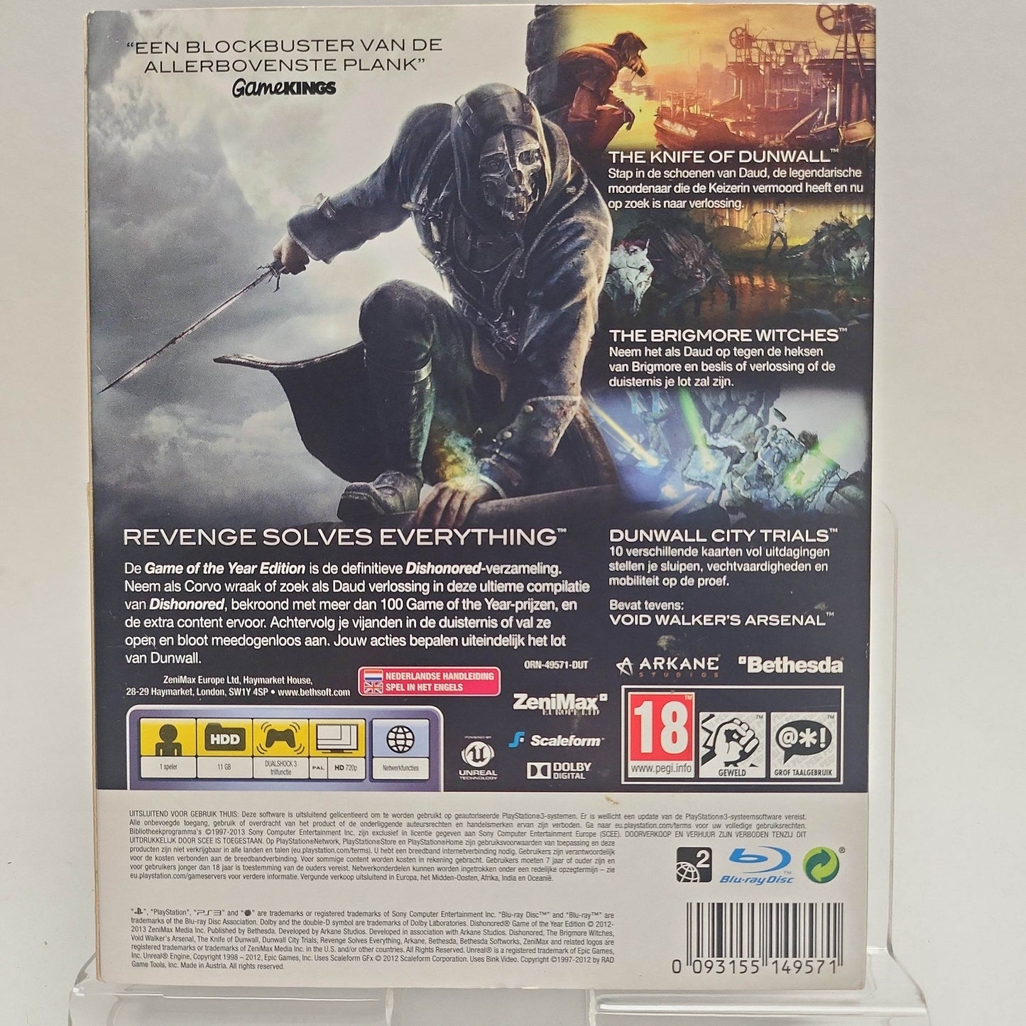 Dishonored GOTY + Slipcover Playstation 3 - Feniks Gameshop