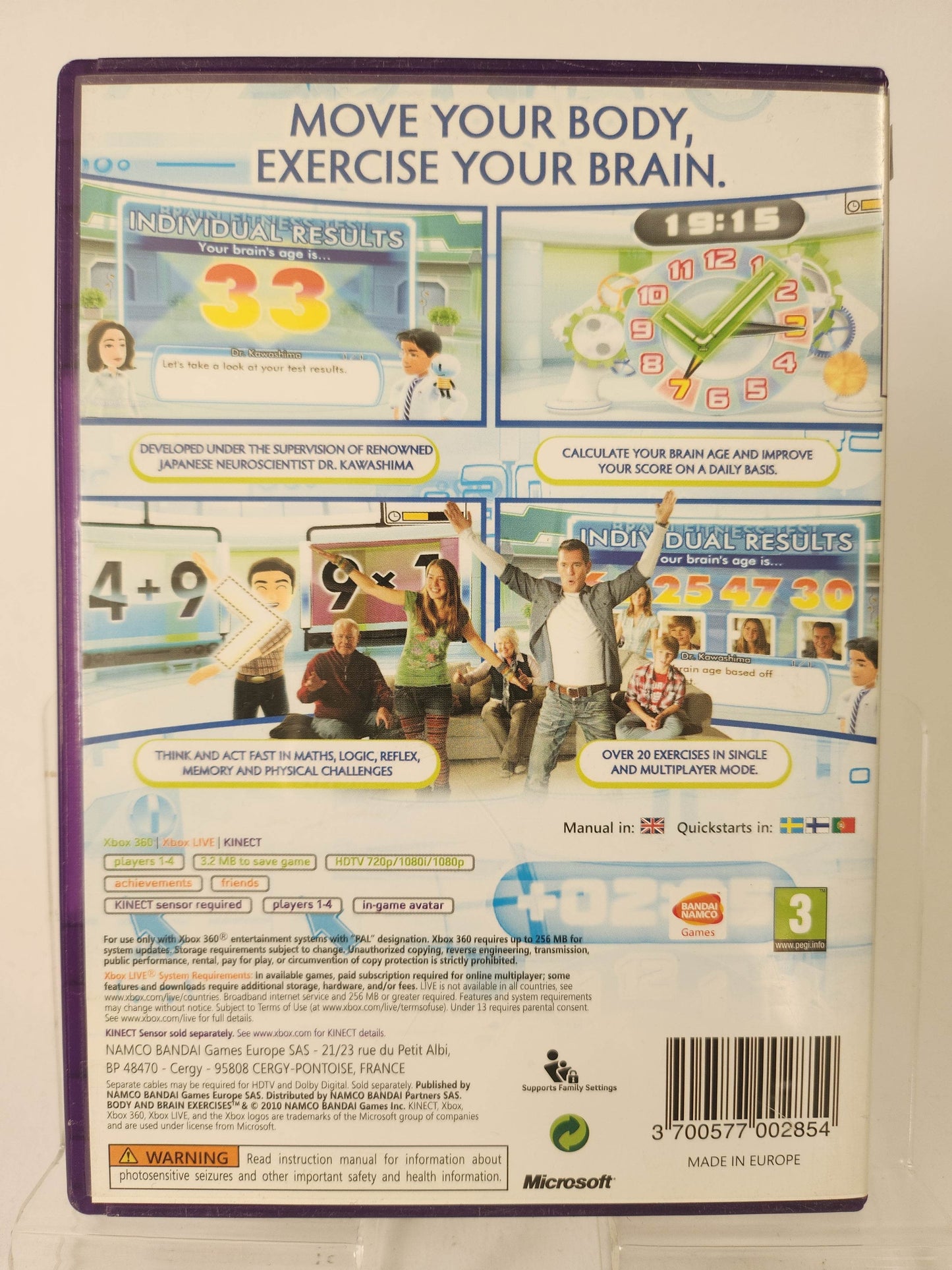 Dr Kawashima's Body and Brain Exercises Xbox 360 - Feniks Gameshop