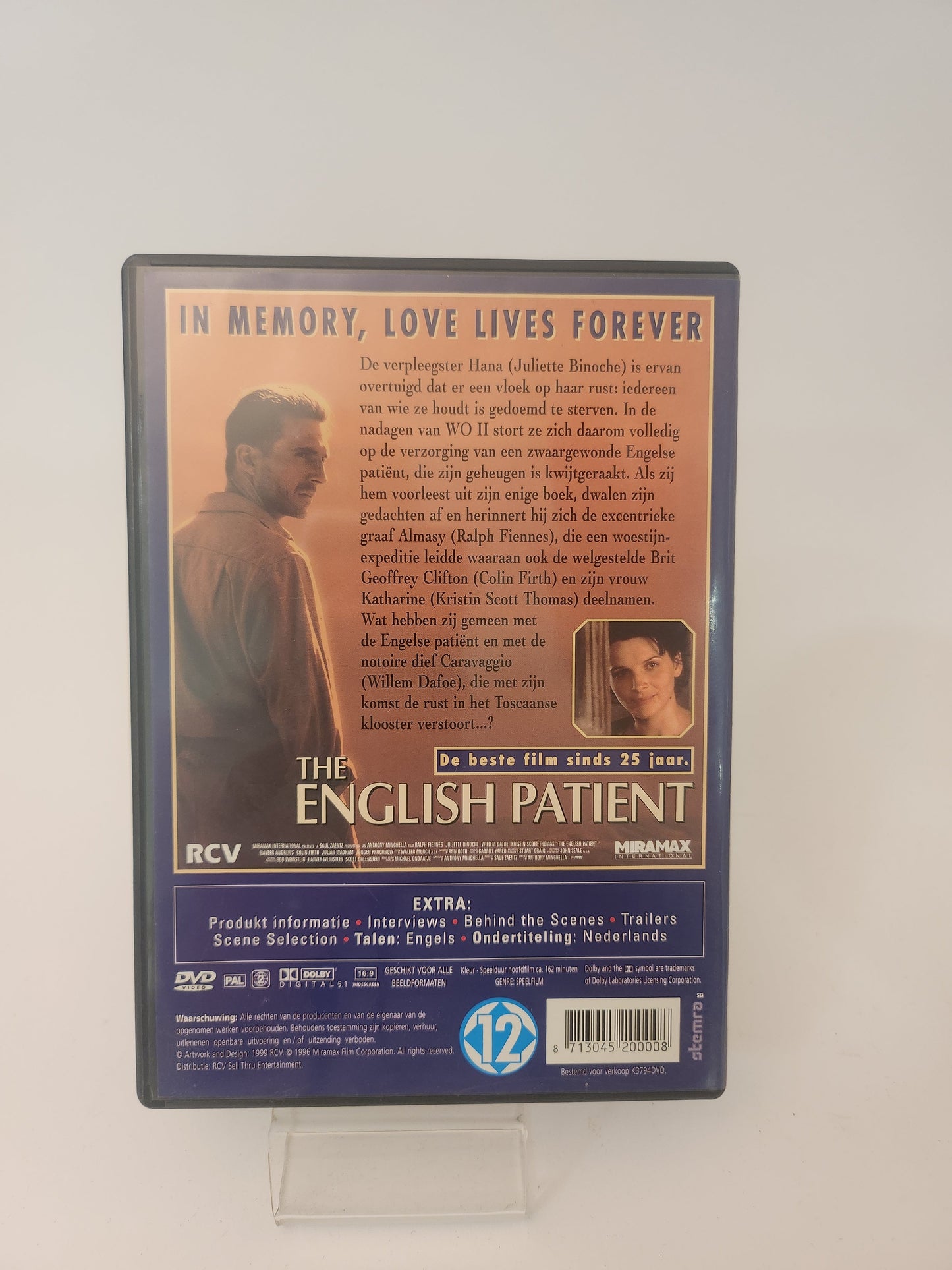 English Patient Dvd - Dvd Volwassenen