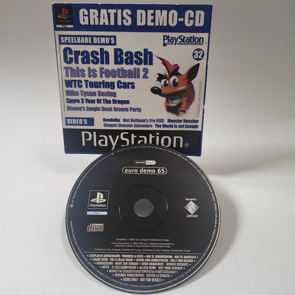 Euro Demo 65 (Disc Only) Playstation 1 - Feniks Gameshop
