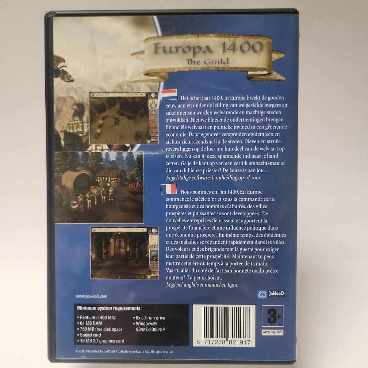 Europa 1400 the Guild (No Book) PC - Feniks Gameshop