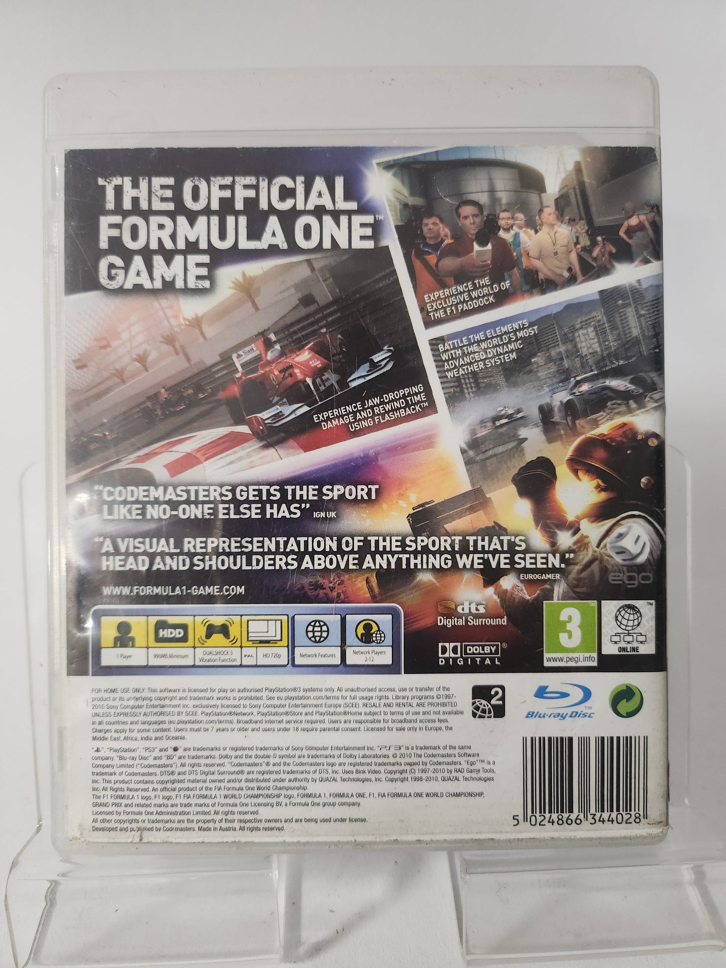 F1 2010 (No Book) PlayStation 3 - playstation 3 Games