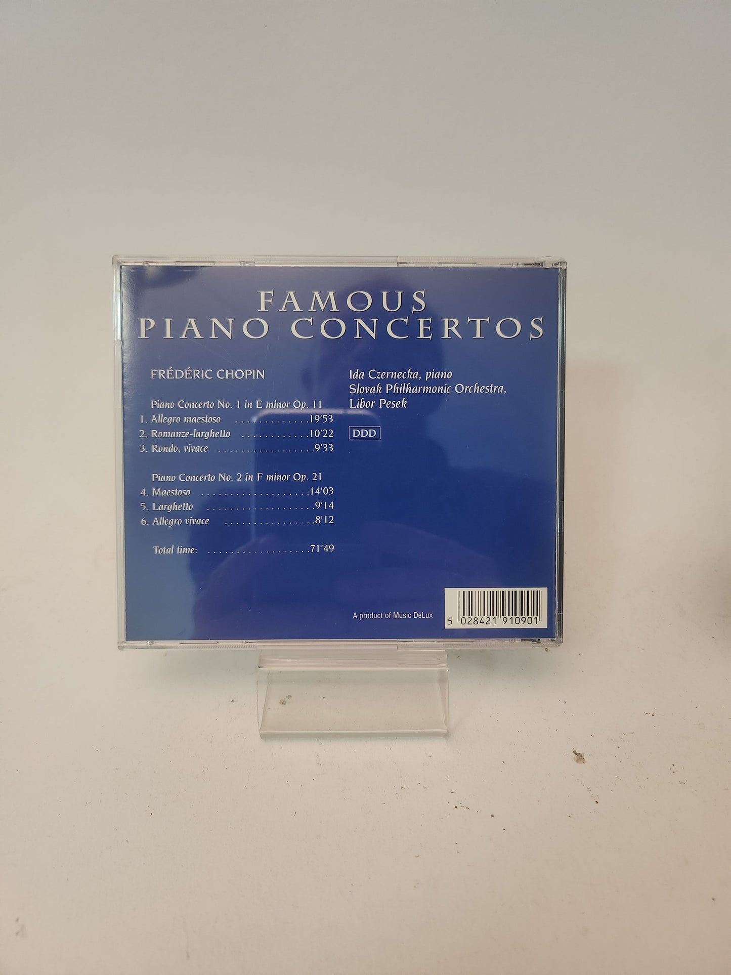 Famous Piano Concertos: Chopin CD - Cd