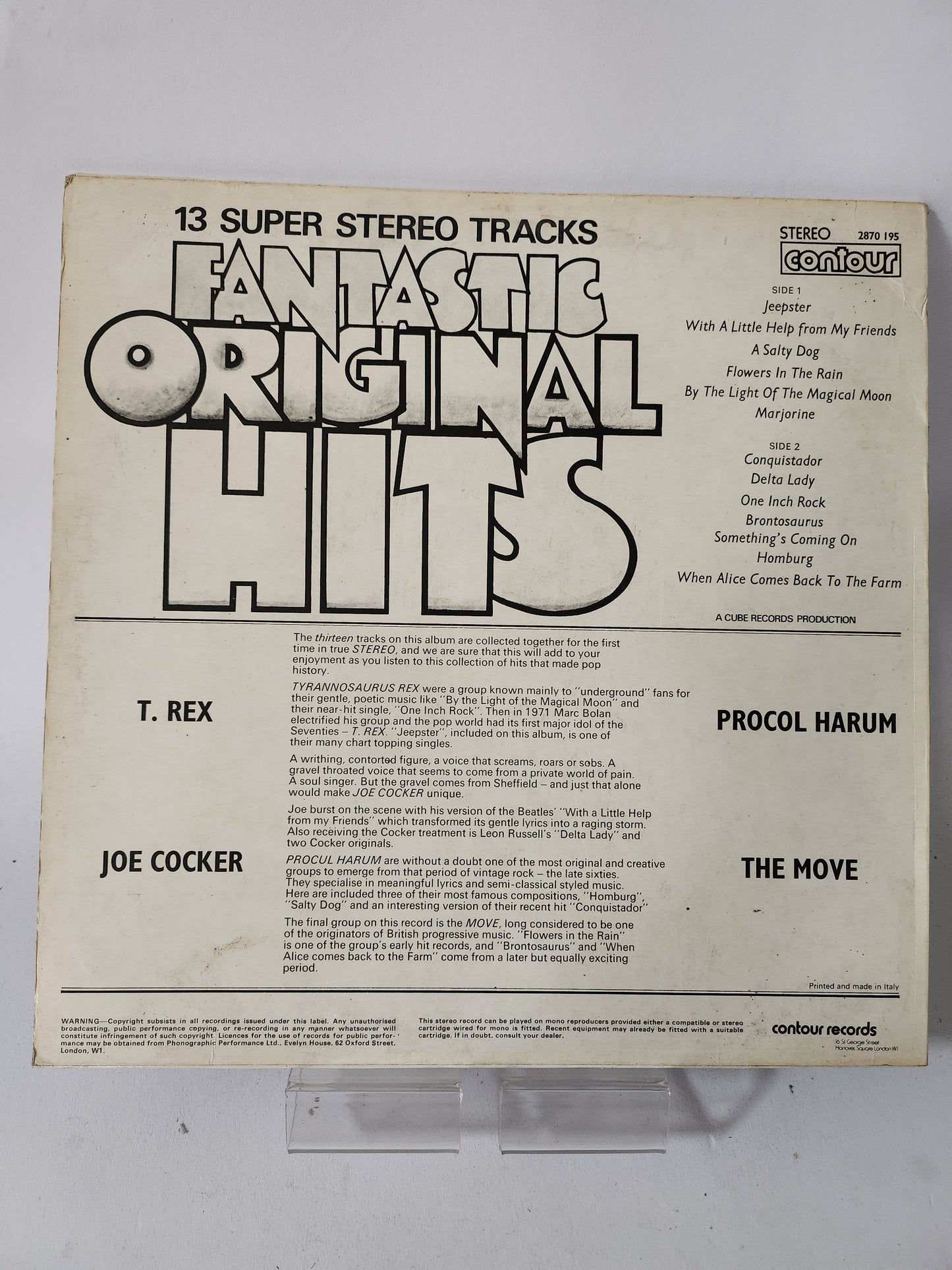 Fantastic Original Hits LP Vinyl - Lp Vinyl