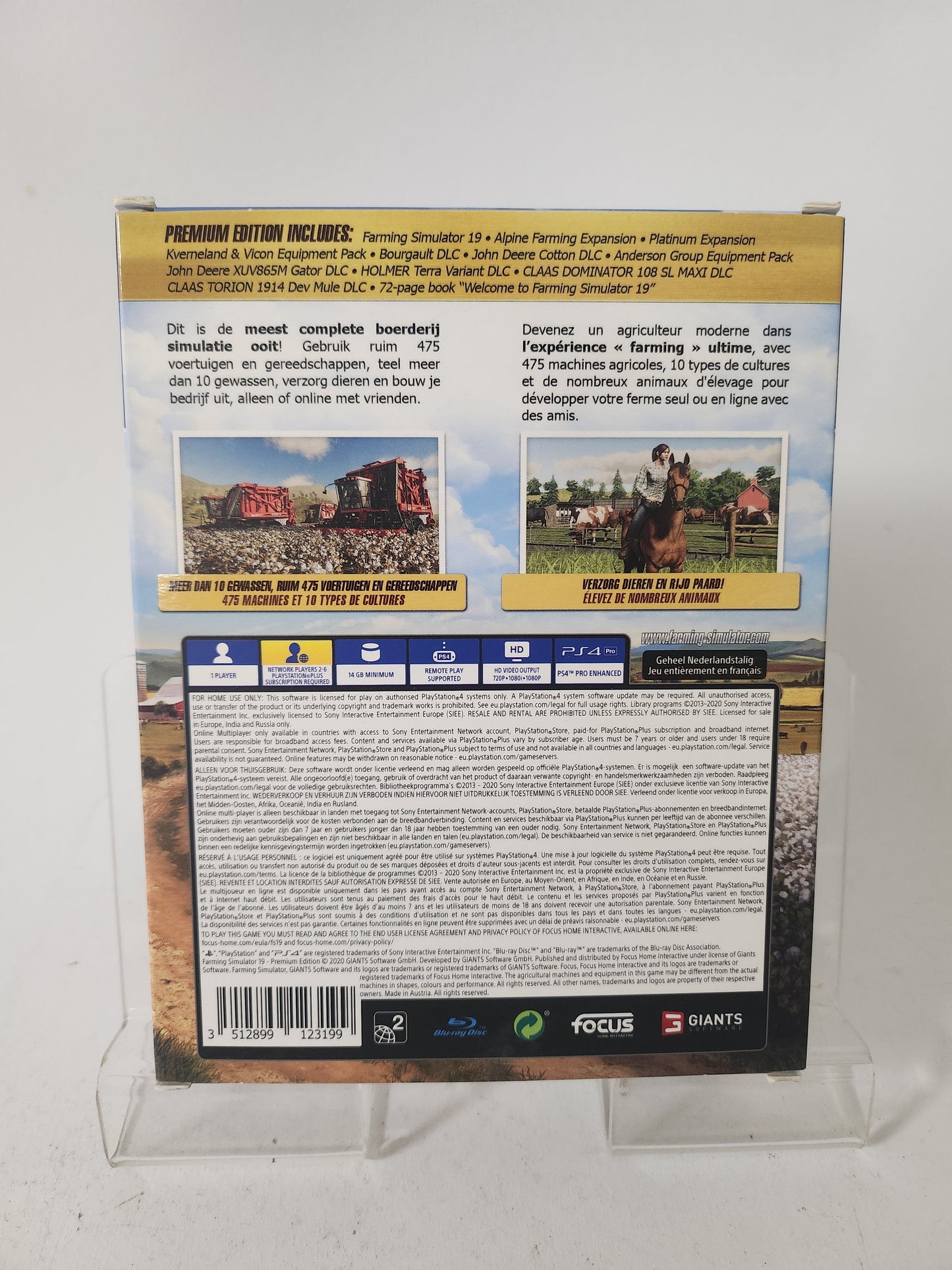 Farming Simulator 19 Premium Edition Playstation 4 - Playstation 4 games