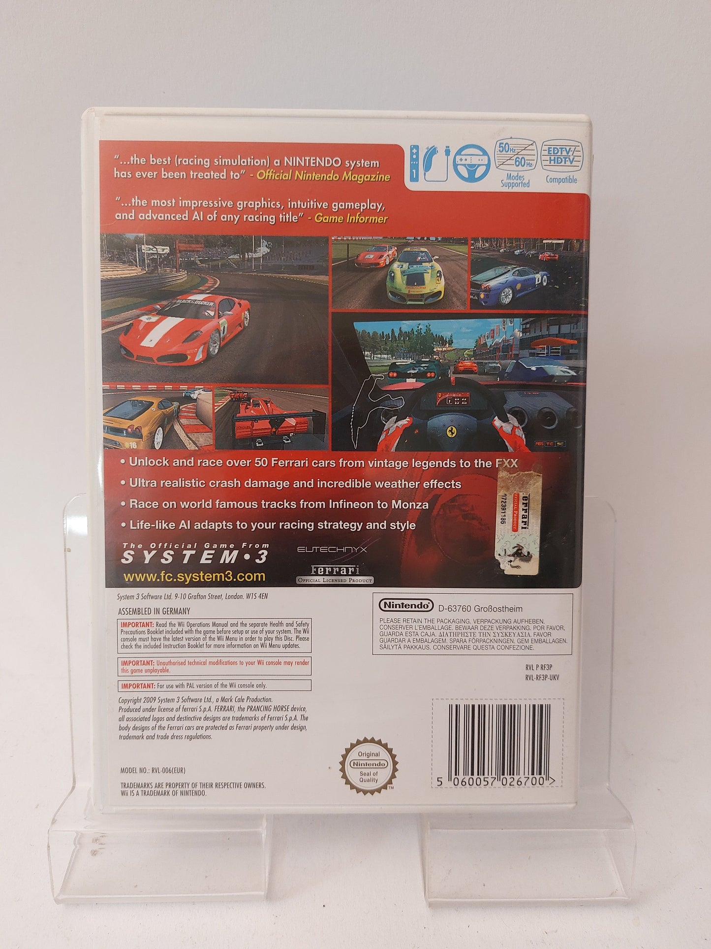 Ferrari Challenge Trofeo Pirelli Deluxe Nintendo Wii - Nintendo Wii Games