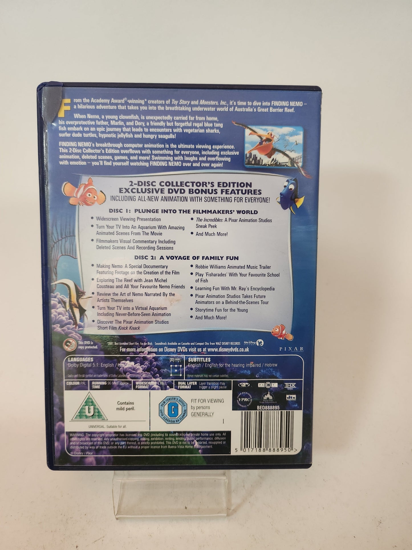 Finding Nemo 2 Disc Special Edition Dvd Kids - Dvd kids