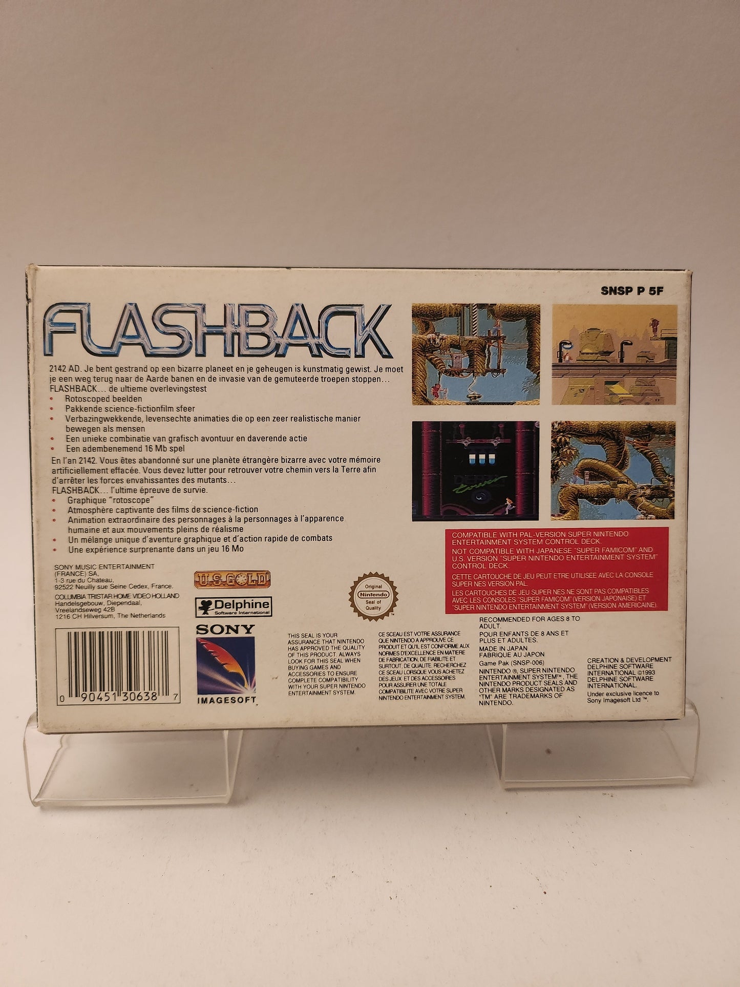 Flashback Boxed SNES - Nintendo SNES Games