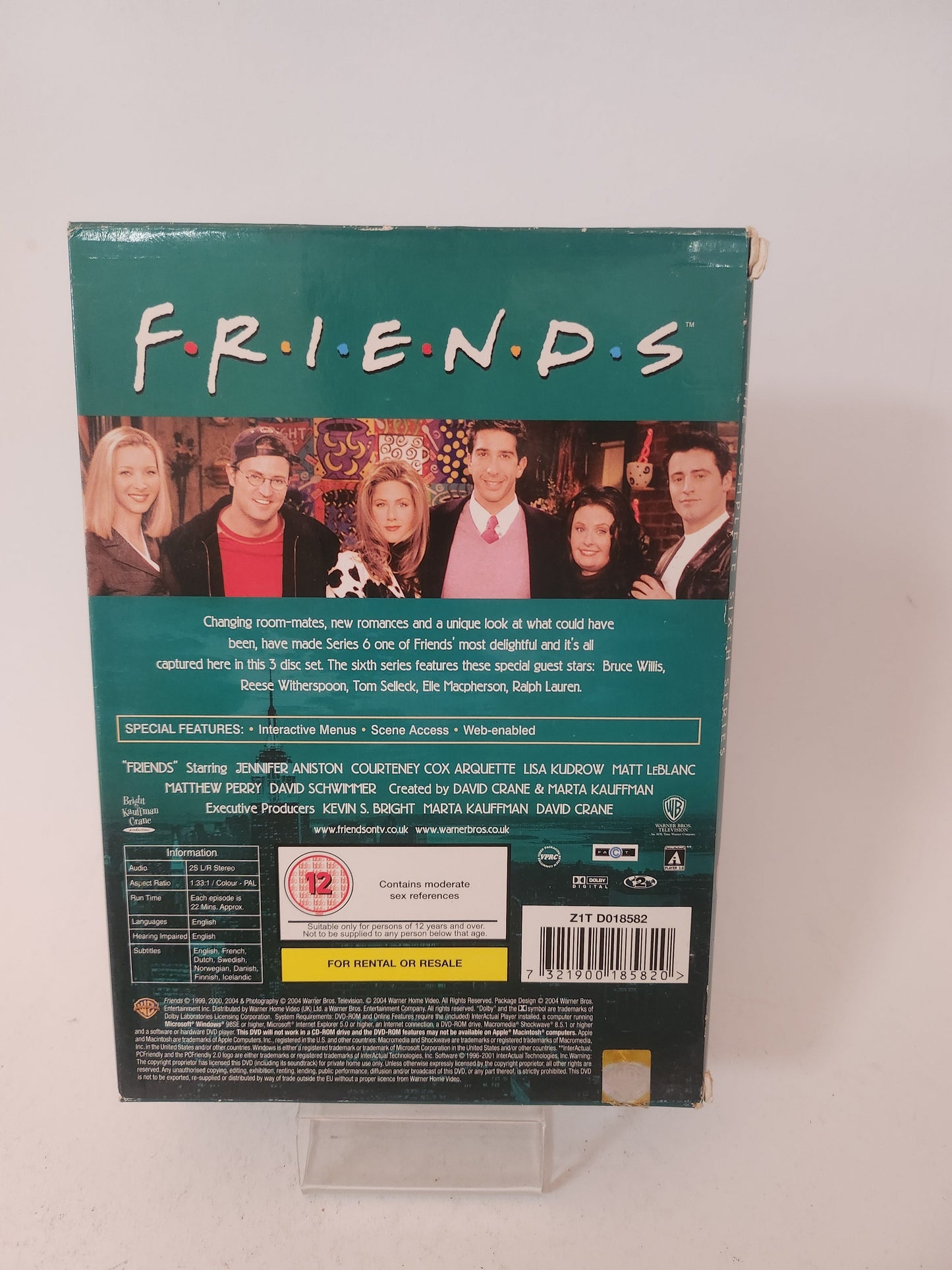 Friends the Complete Sixth Series Dvd Box - Dvd Volwassenen