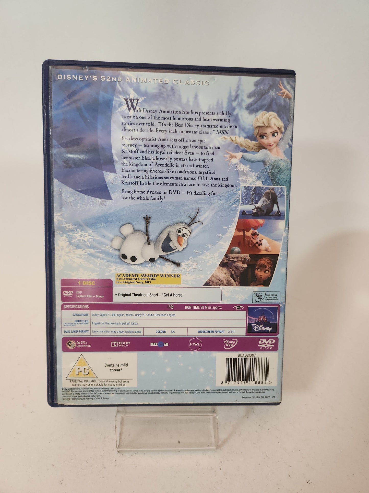 Frozen Dvd Kids - Dvd kids