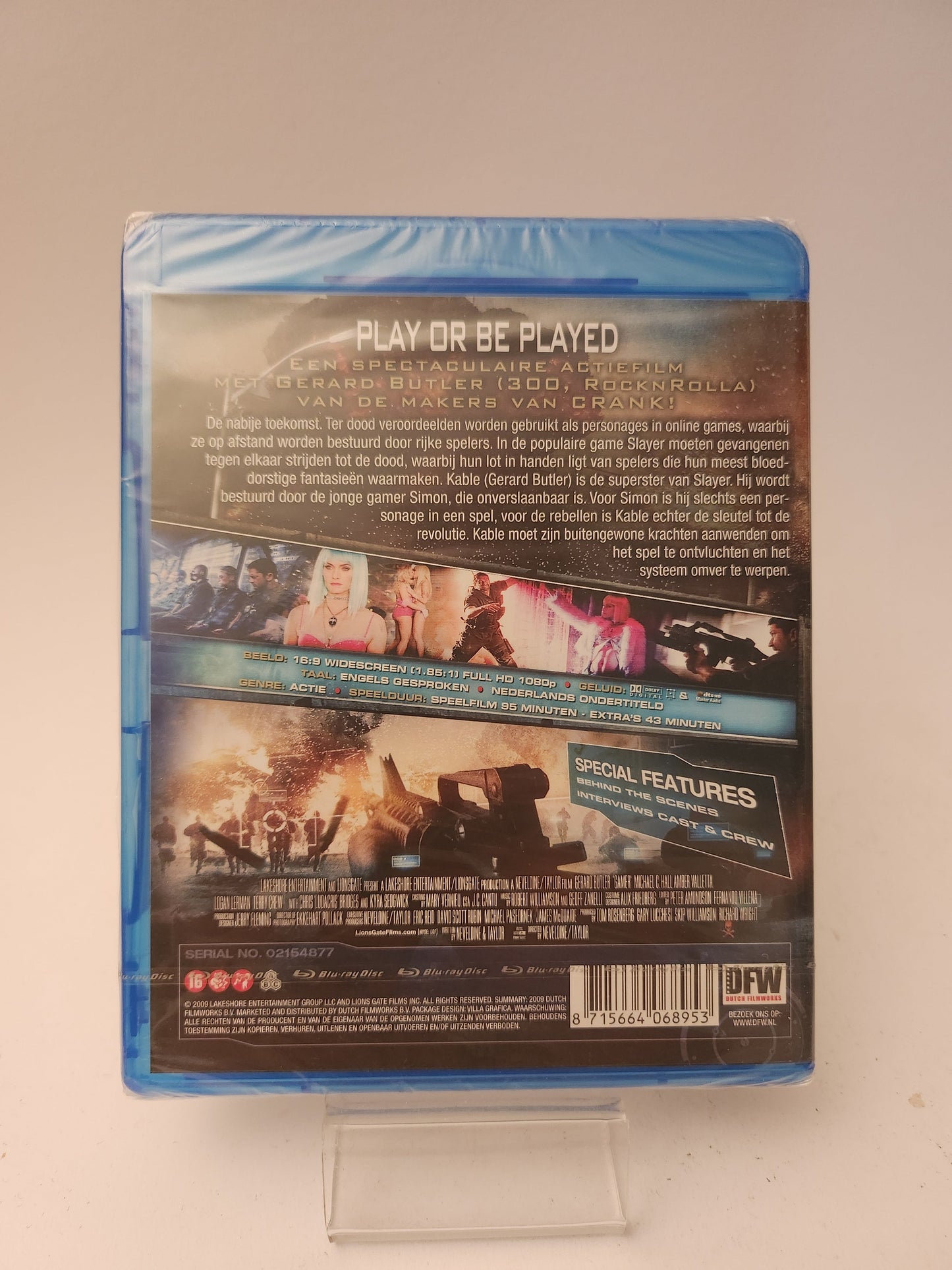 Gamer Blu-Ray Gerard Butler Michael C. Hall Geseald - Blu-Ray