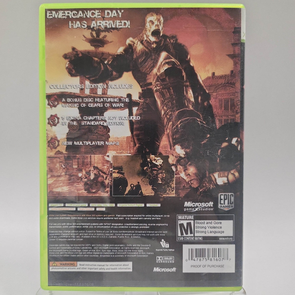 Gears of War Collector's Edition (Copy Cover) Xbox 360 - Feniks Gameshop