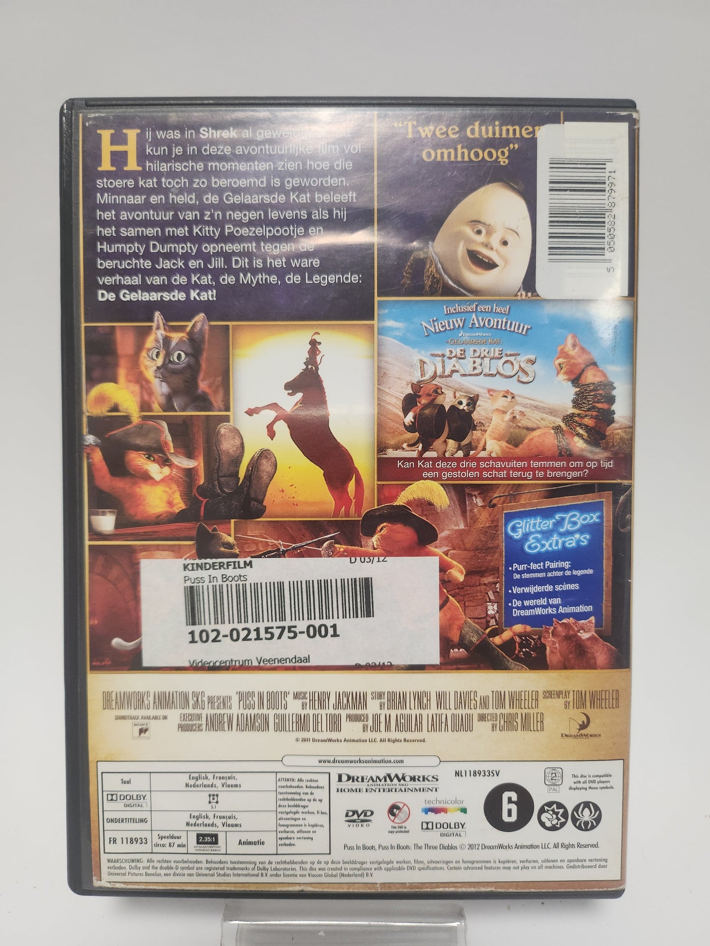 Gelaarsde Kat DVD Kids - Dvd kids