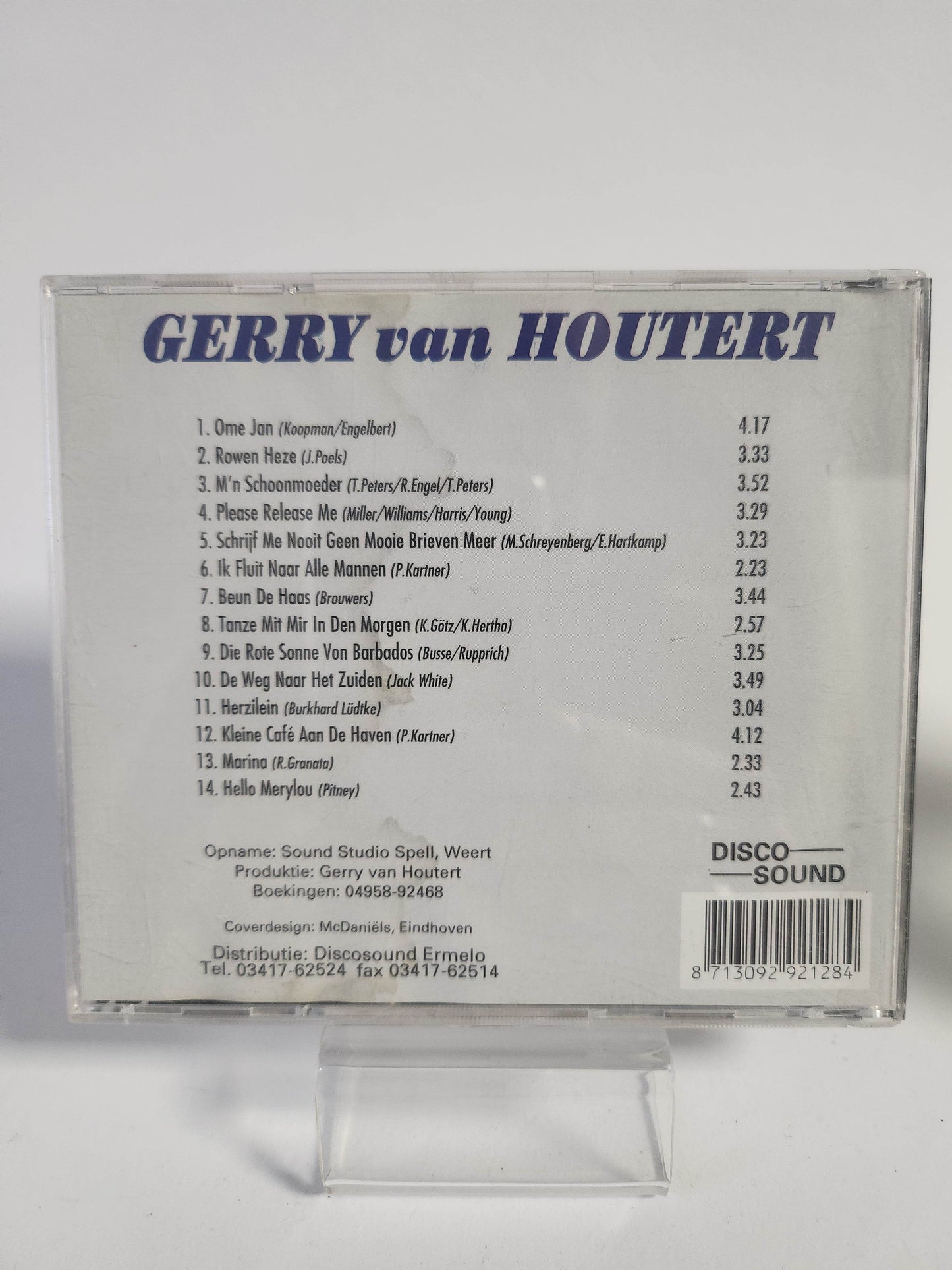 Gerry van Houtert: Hits van Toen en Nu CD - Feniks Gameshop