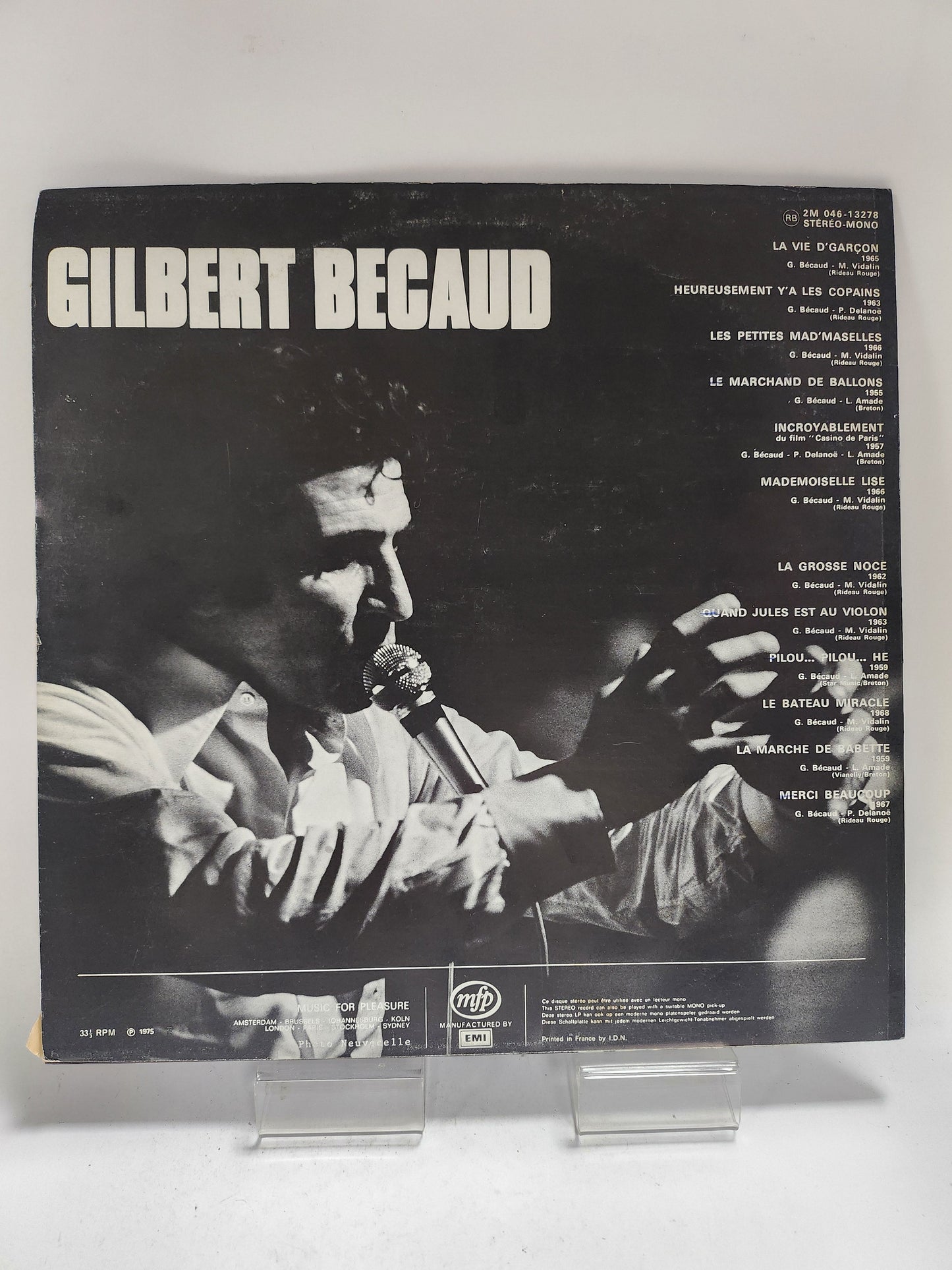 Gilbert Becaud LP Vinyl - Lp Vinyl