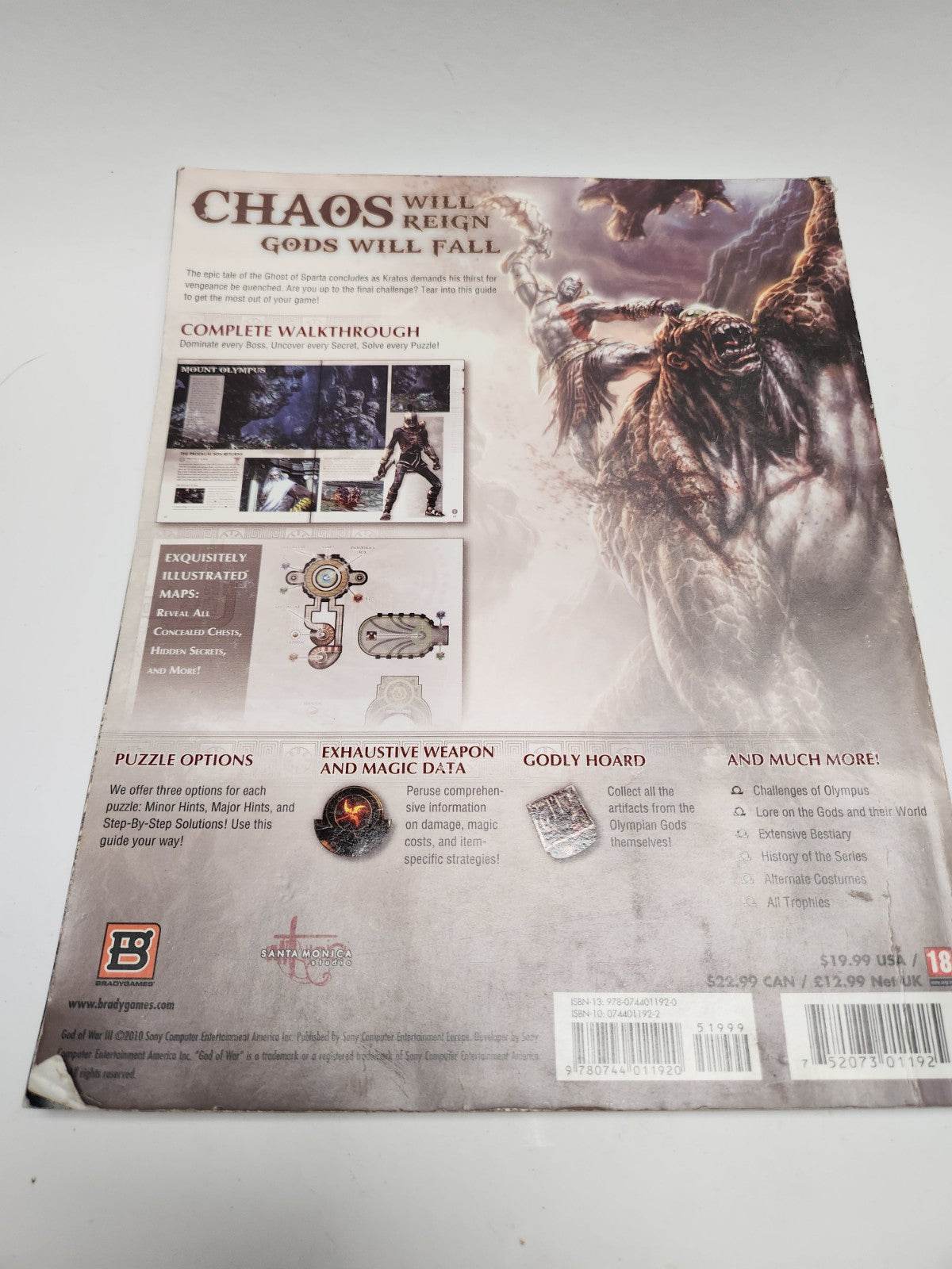 God of War III Signature Series Guide Playstation 3 - Feniks Gameshop