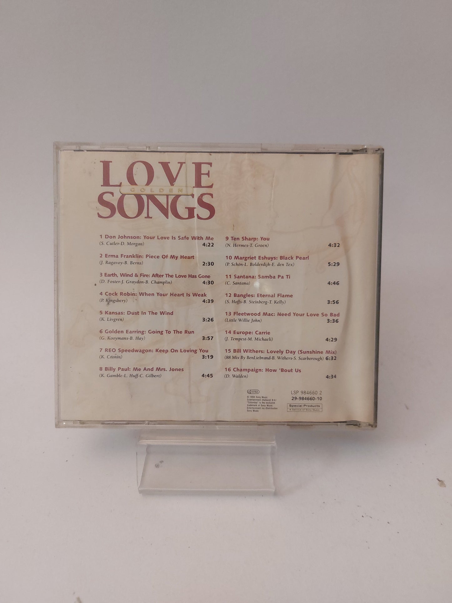 Golden Love Songs CD - Cd