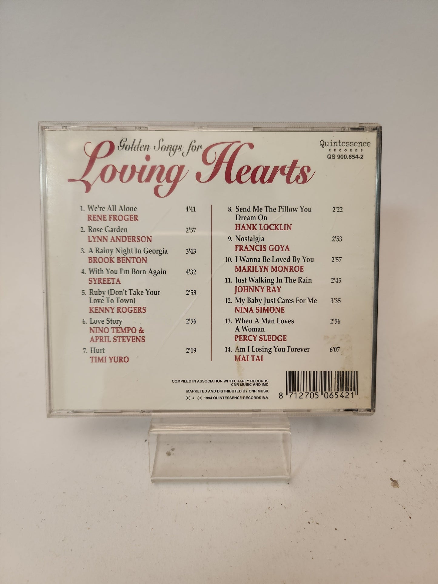 Golden Songs for Loving Hearts CD - Cd