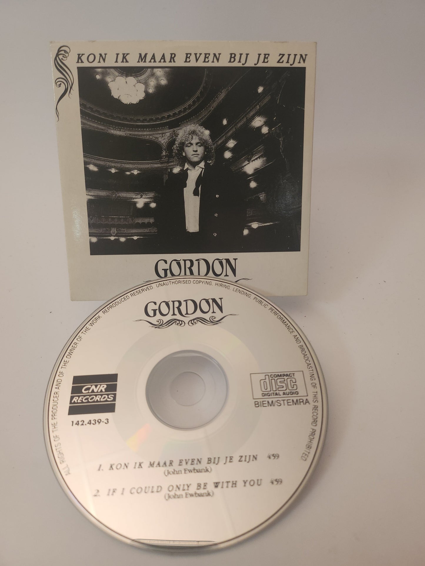 Gordon: Kon ik Maar Even Bij Je Zijn CD Single - CD Single