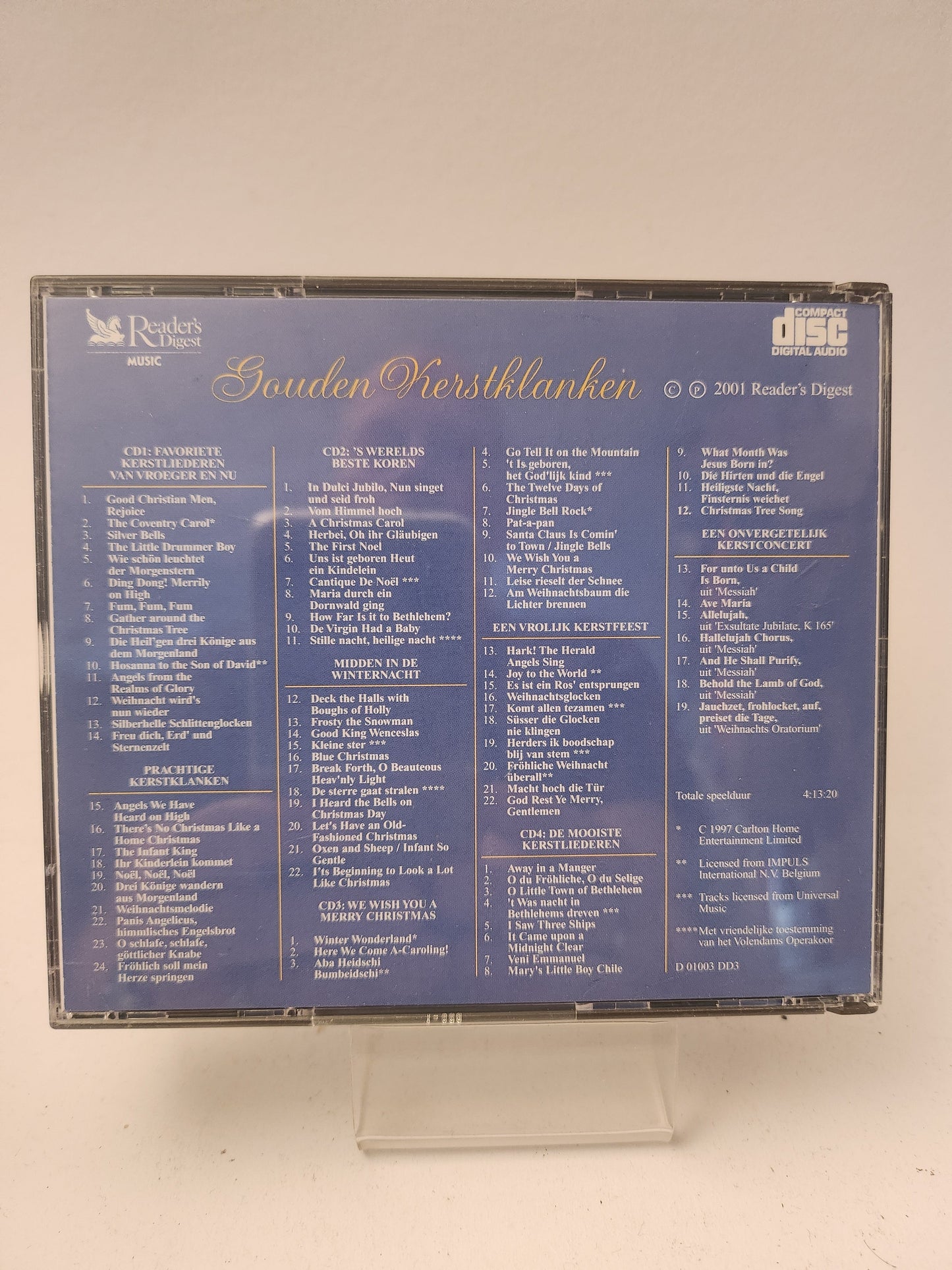 Gouden Kerstklanken CD - Cd