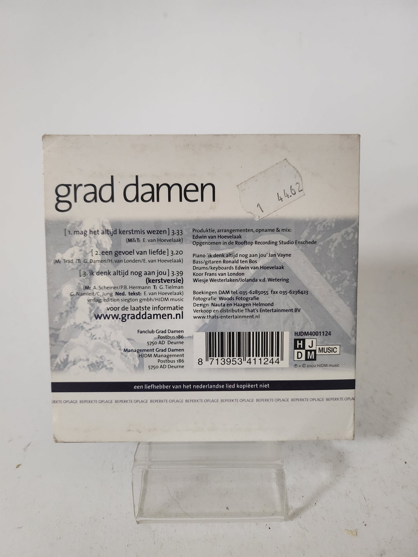 Grad Damen: Mag het Altijd Kerstmis Zijn CD Single - CD Single