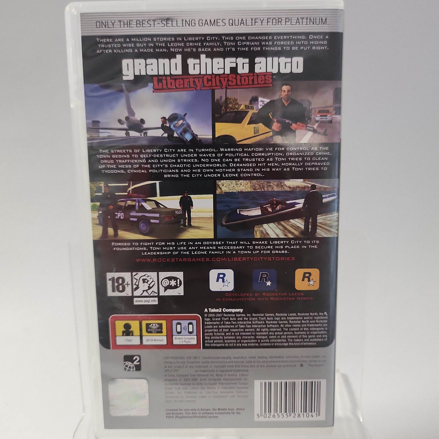 Grand Theft Auto Liberty City Stories Platinum Psp - Feniks Gameshop