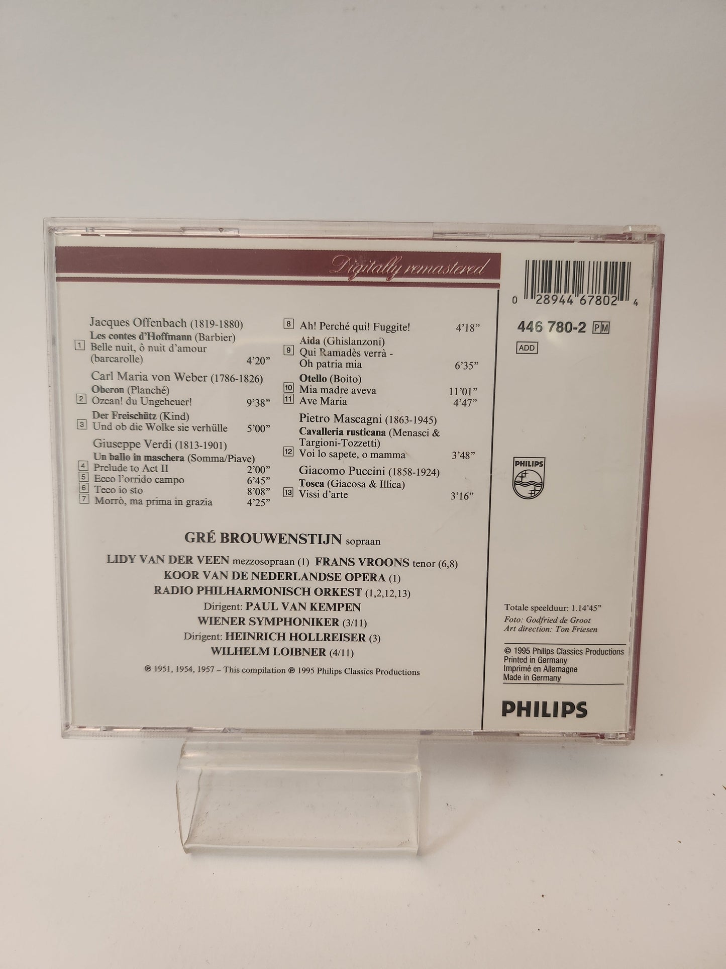 Gré Brouwenstijn CD - Cd