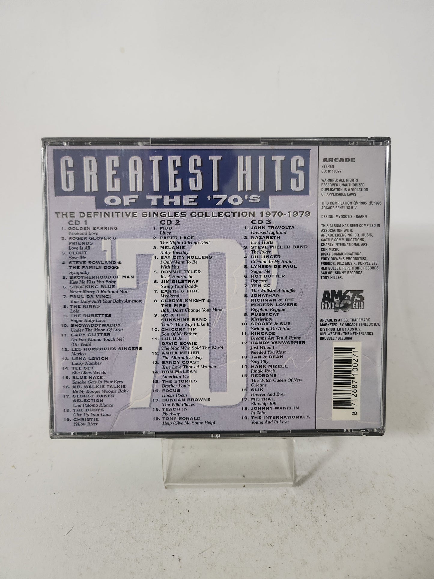 Greatest Hits of the 70’s: the Definitive Singles Collection 1970-1979 3CD Box - Cd