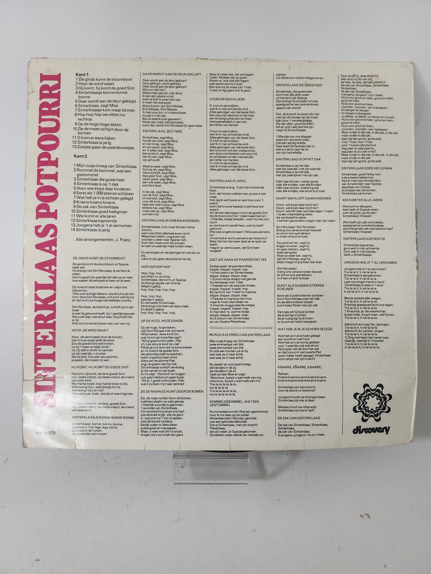 Grote Sinterklaas Potpourri LP Vinyl - Lp Vinyl